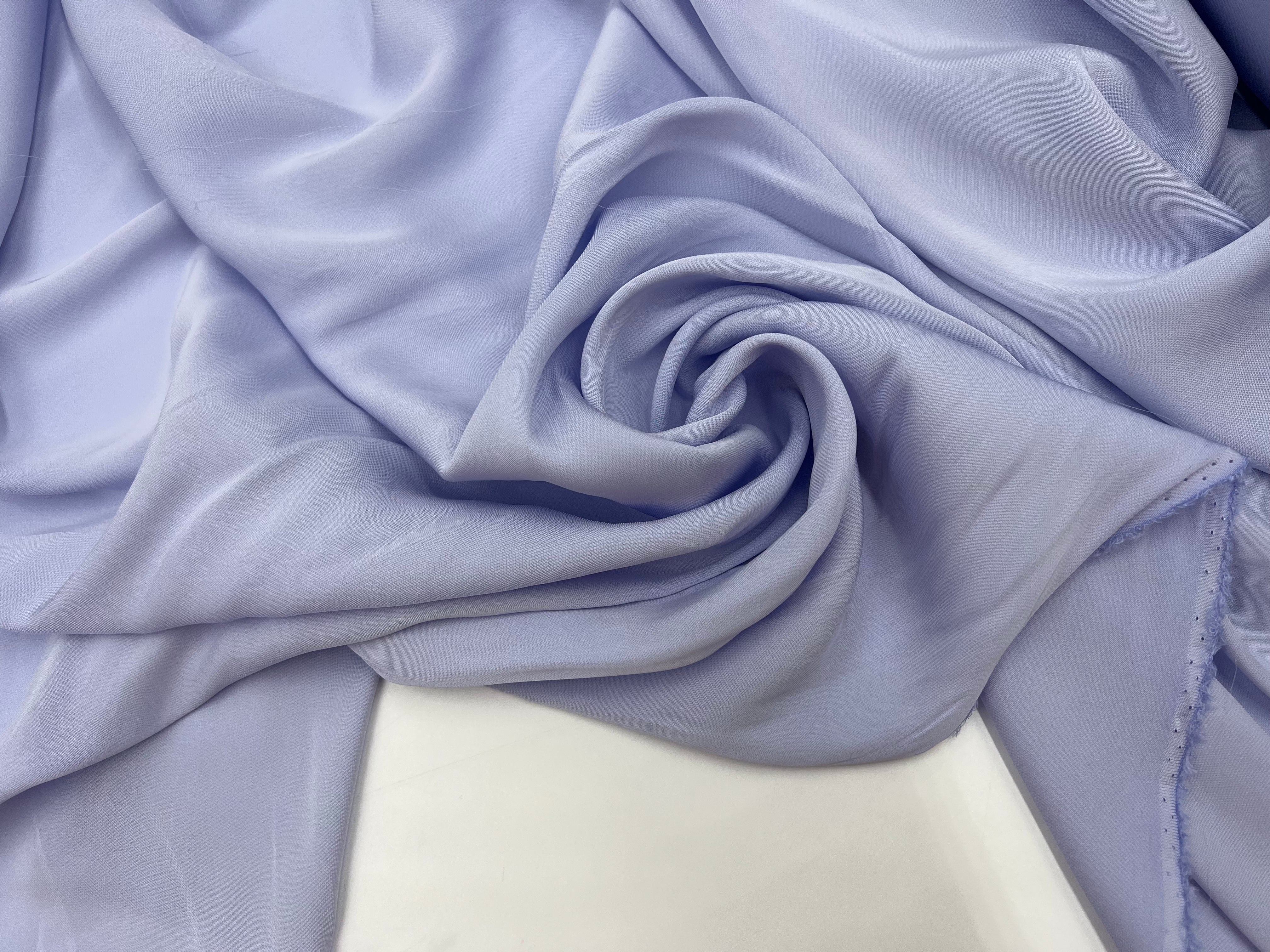 TISSU FLUIDE VISCOSE ET SOIE GHOST LILAS MSO