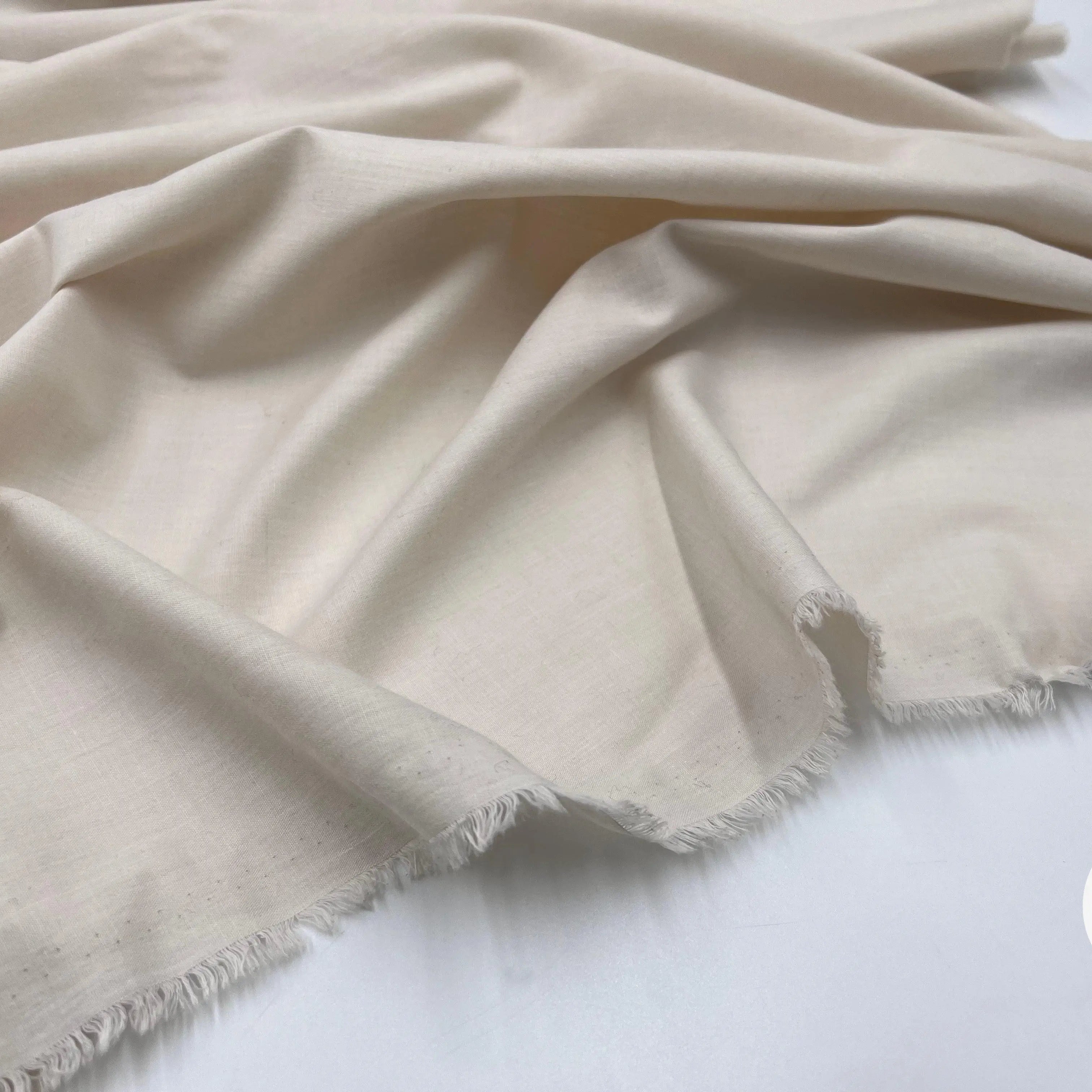 TISSU FOND DE POCHE BLANC CASSÉ - My Little Coupon - tissu - coudre