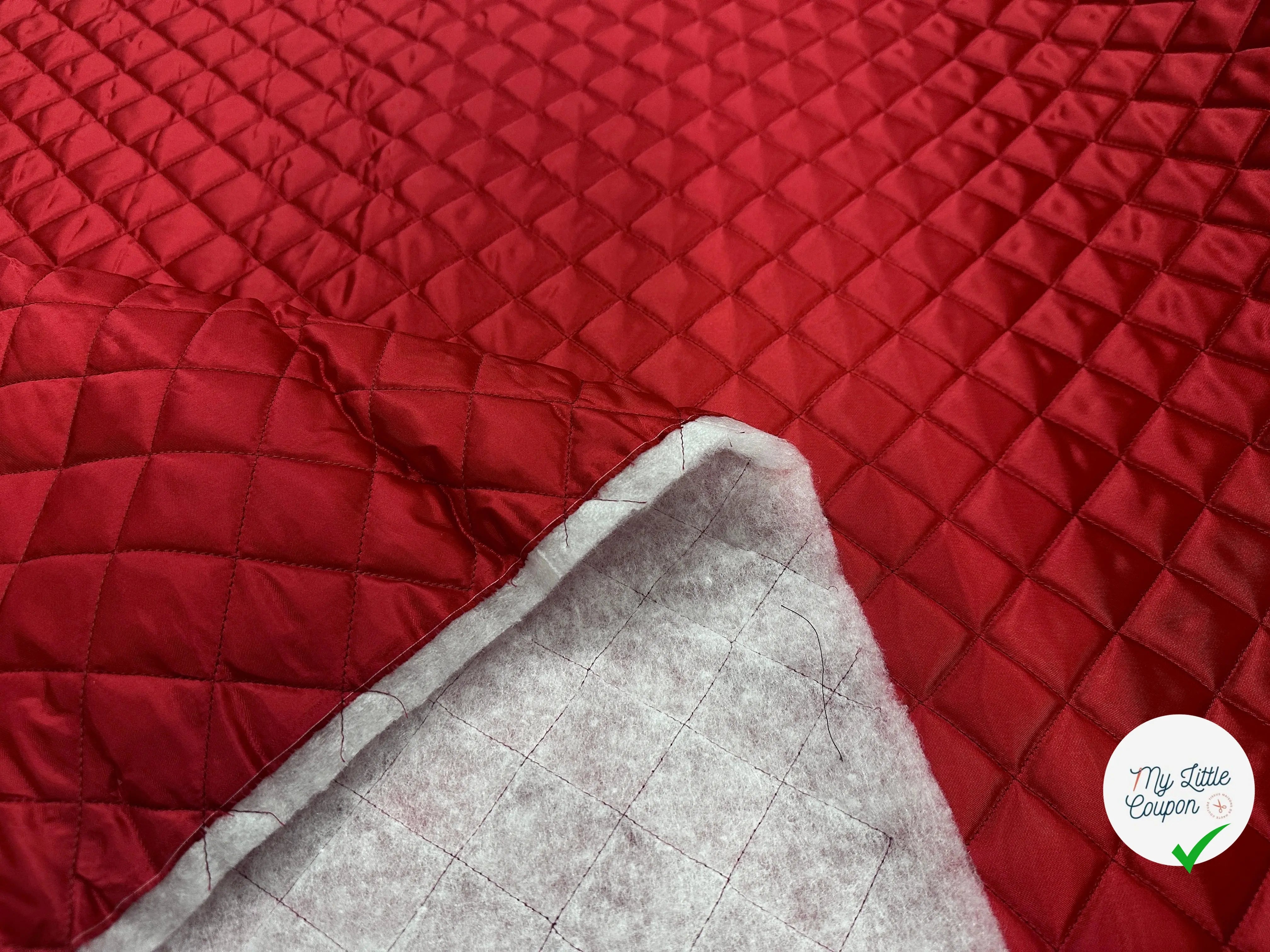 stoff GESTEPPTES DAUNENJACKEN AMORE MIO CHIC EINFACHER FRANZÖSISCHER QUILTING MLC INTERN