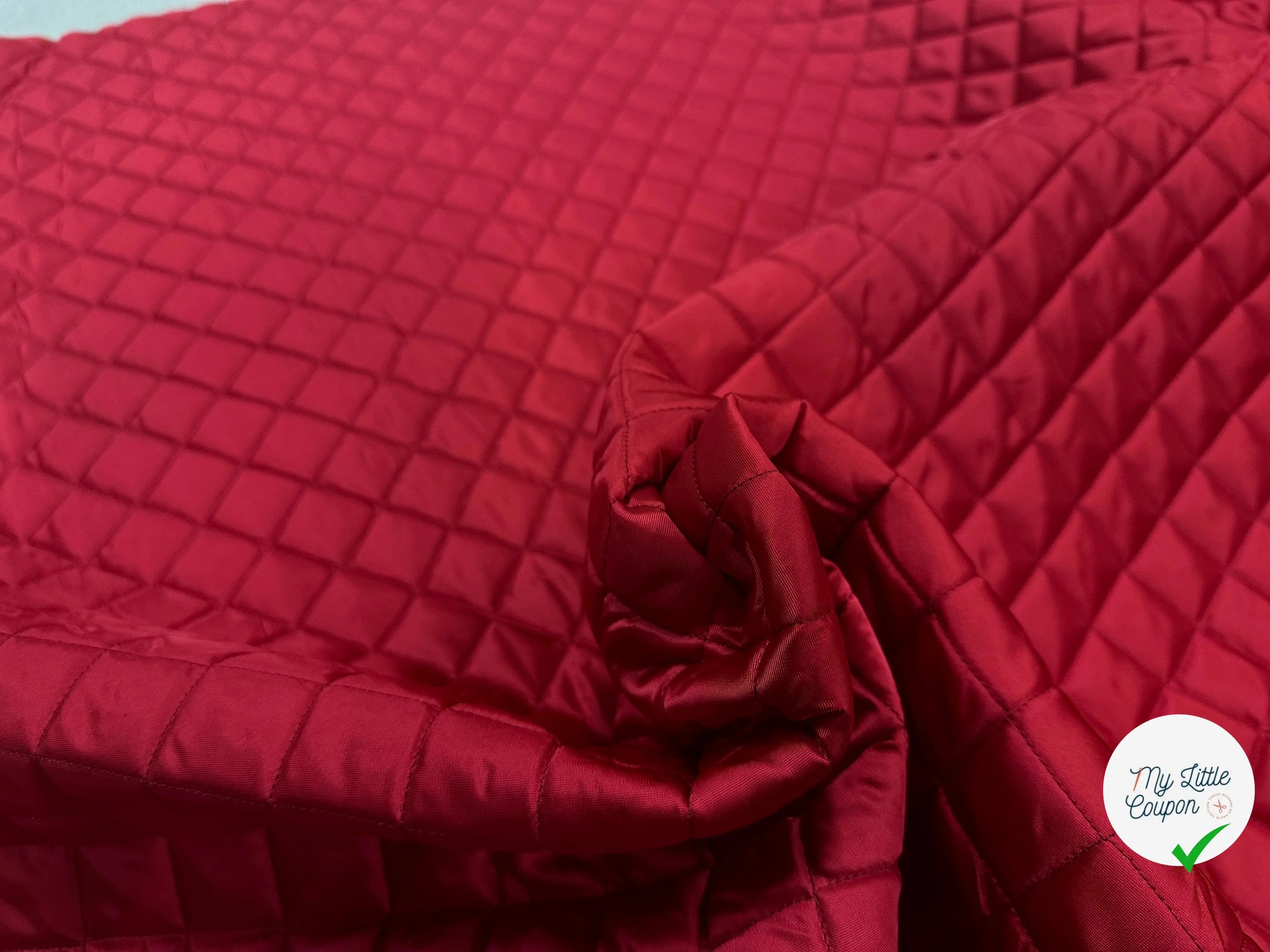 stoff GESTEPPTES DAUNENJACKEN AMORE MIO CHIC EINFACHER FRANZÖSISCHER QUILTING MLC INTERN