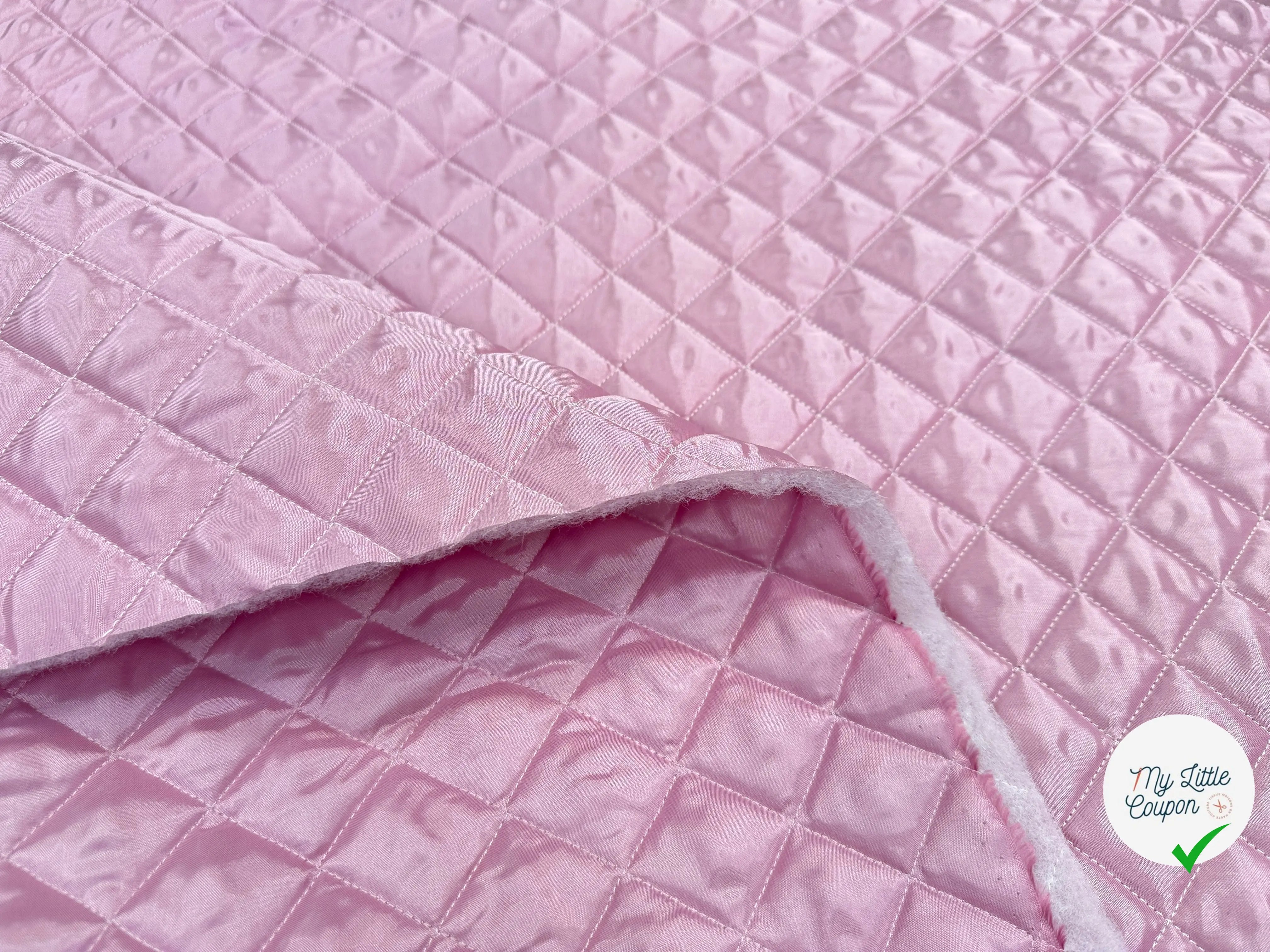 TISSU MATELASSÉ DOUDOUNE DOUBLE FACE CHIC MATELASSAGE FRANÇAIS - My Little Coupon
