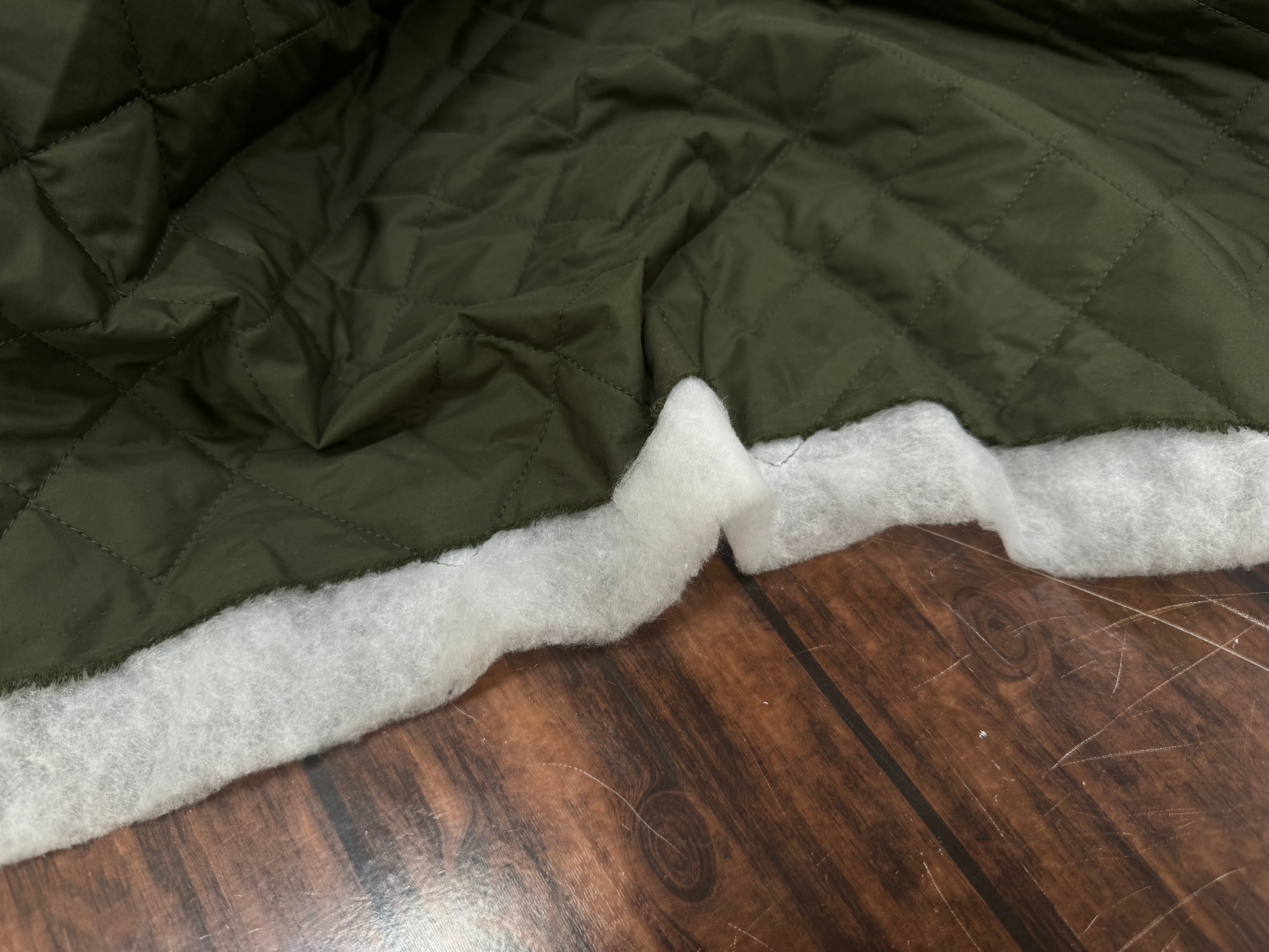 TISSU MATELASSÉ KAKI CHIC - My Little Coupon