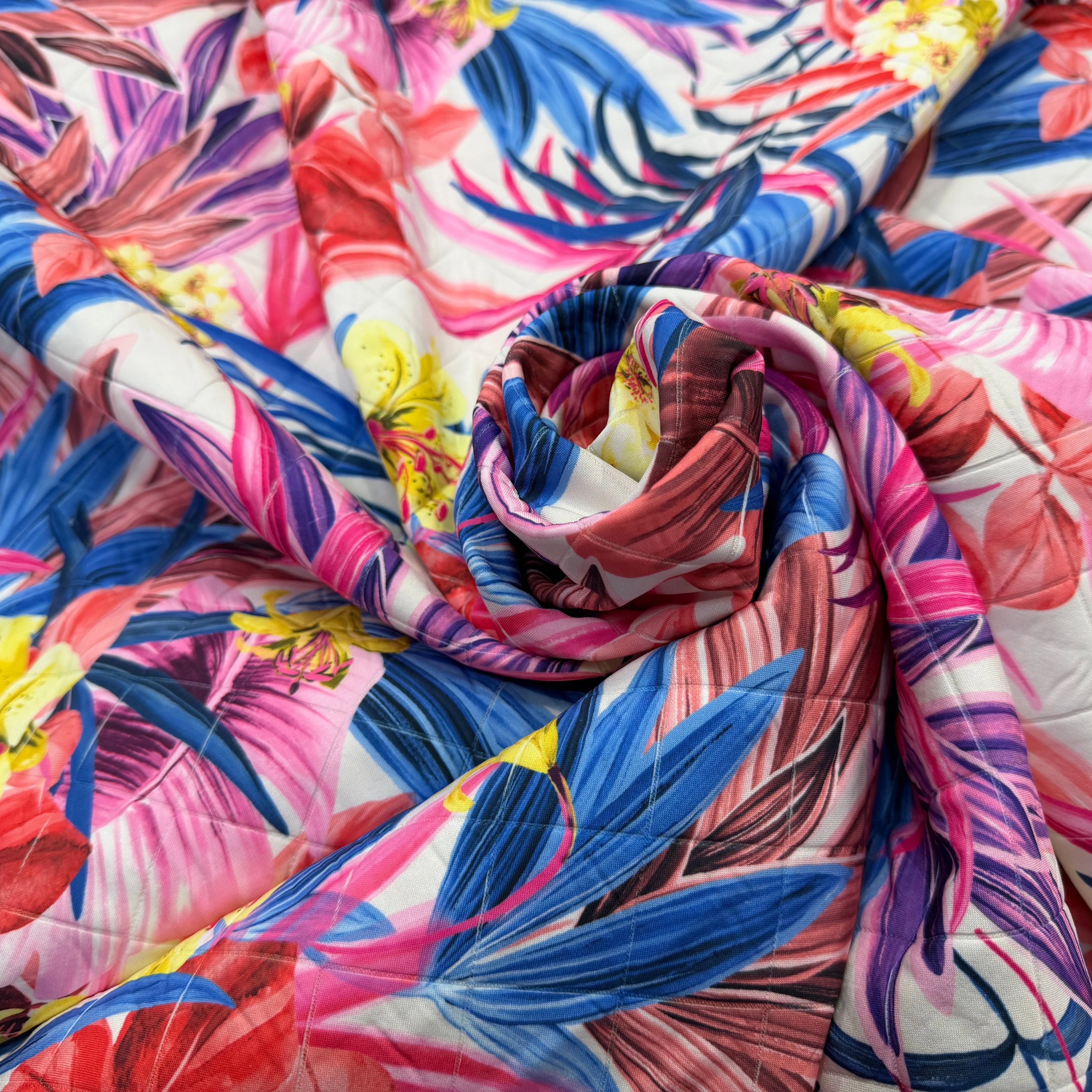 TISSU MATELASSÉ SIMPLE FACE IMPRIMÉ 1 - My Little Coupon