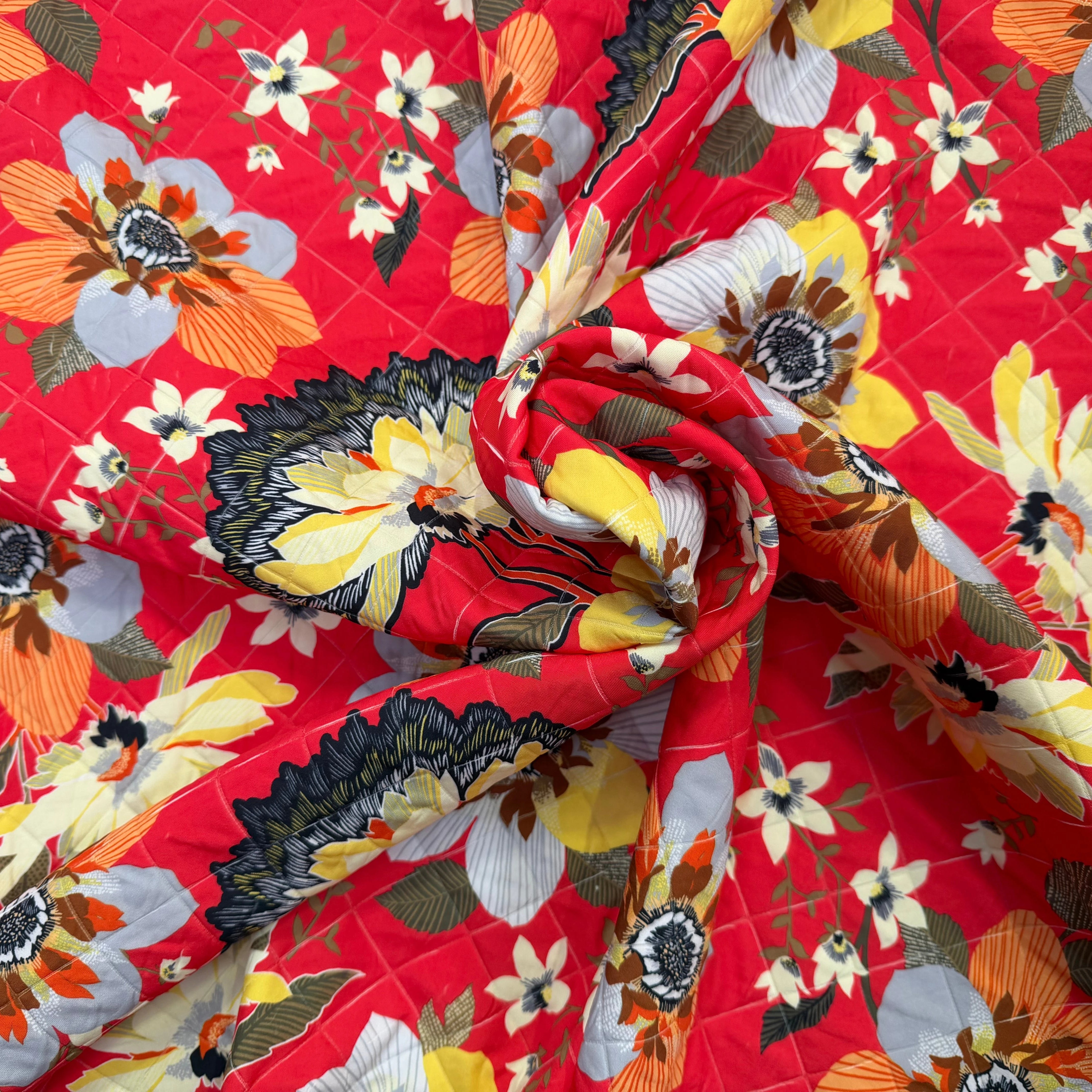 TISSU MATELASSÉ SIMPLE FACE IMPRIMÉ 2 - My Little Coupon