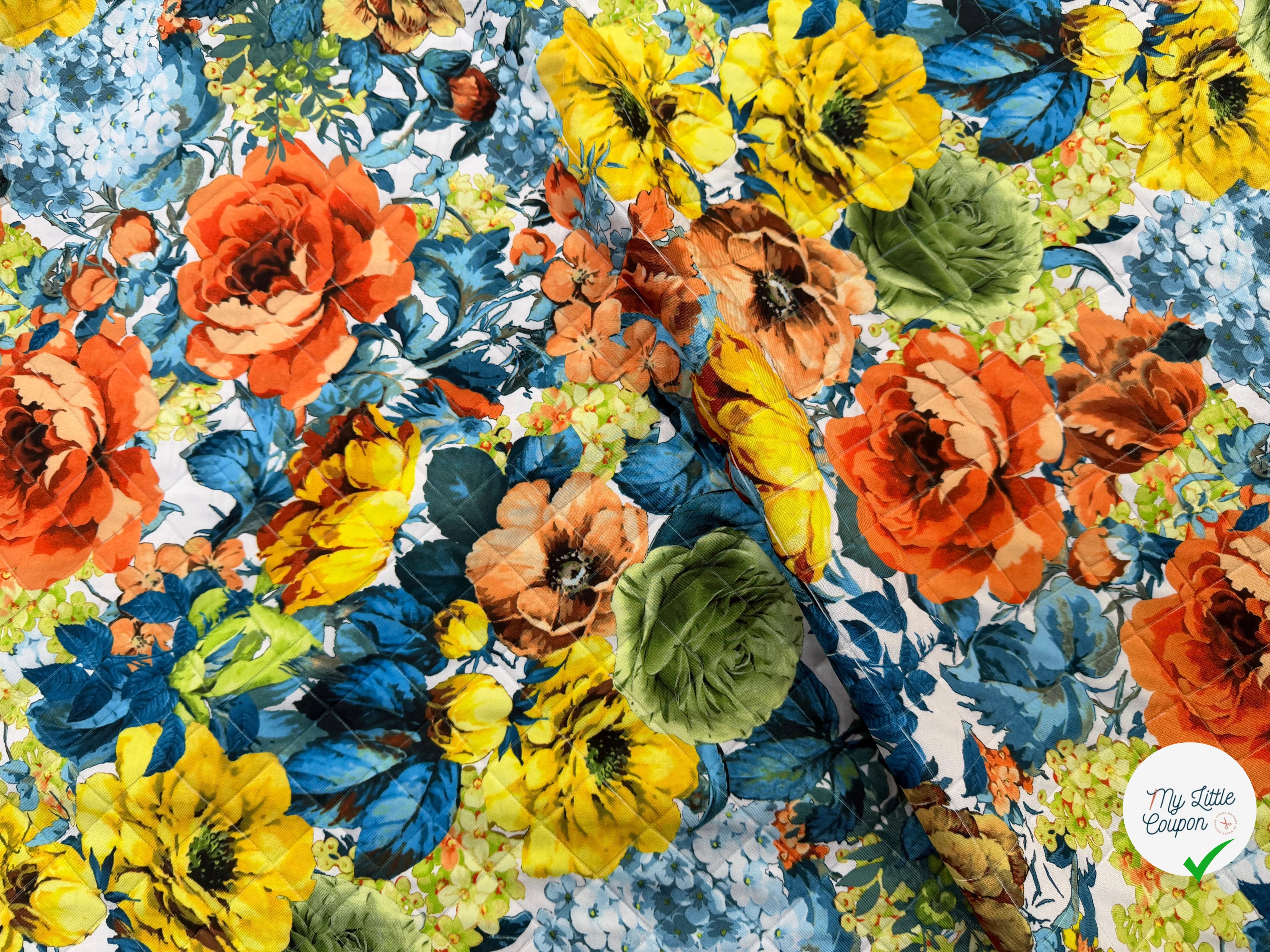 TISSU MATELASSÉ SIMPLE FACE IMPRIMÉ 3 - My Little Coupon