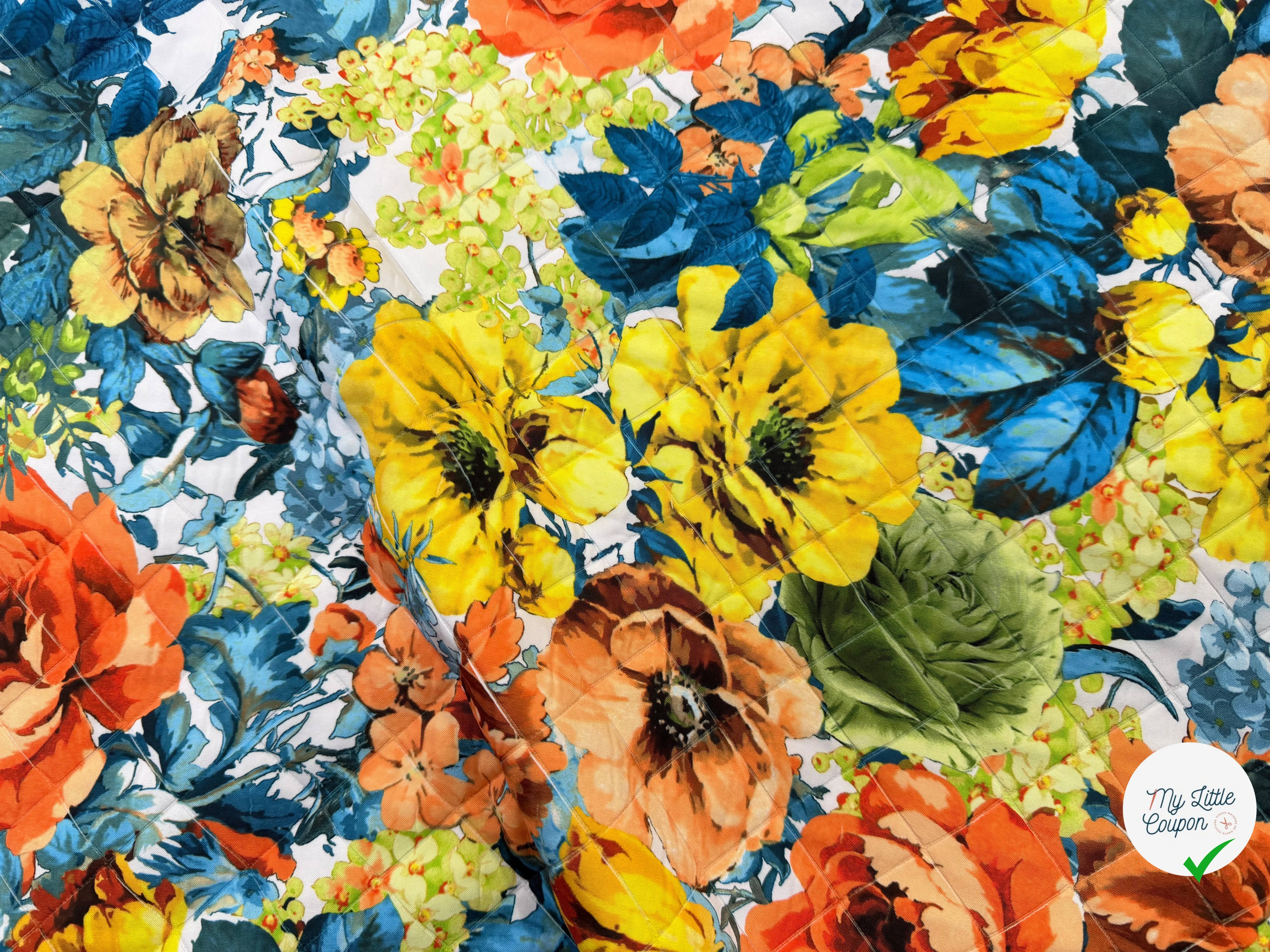 TISSU MATELASSÉ SIMPLE FACE IMPRIMÉ 3 - My Little Coupon