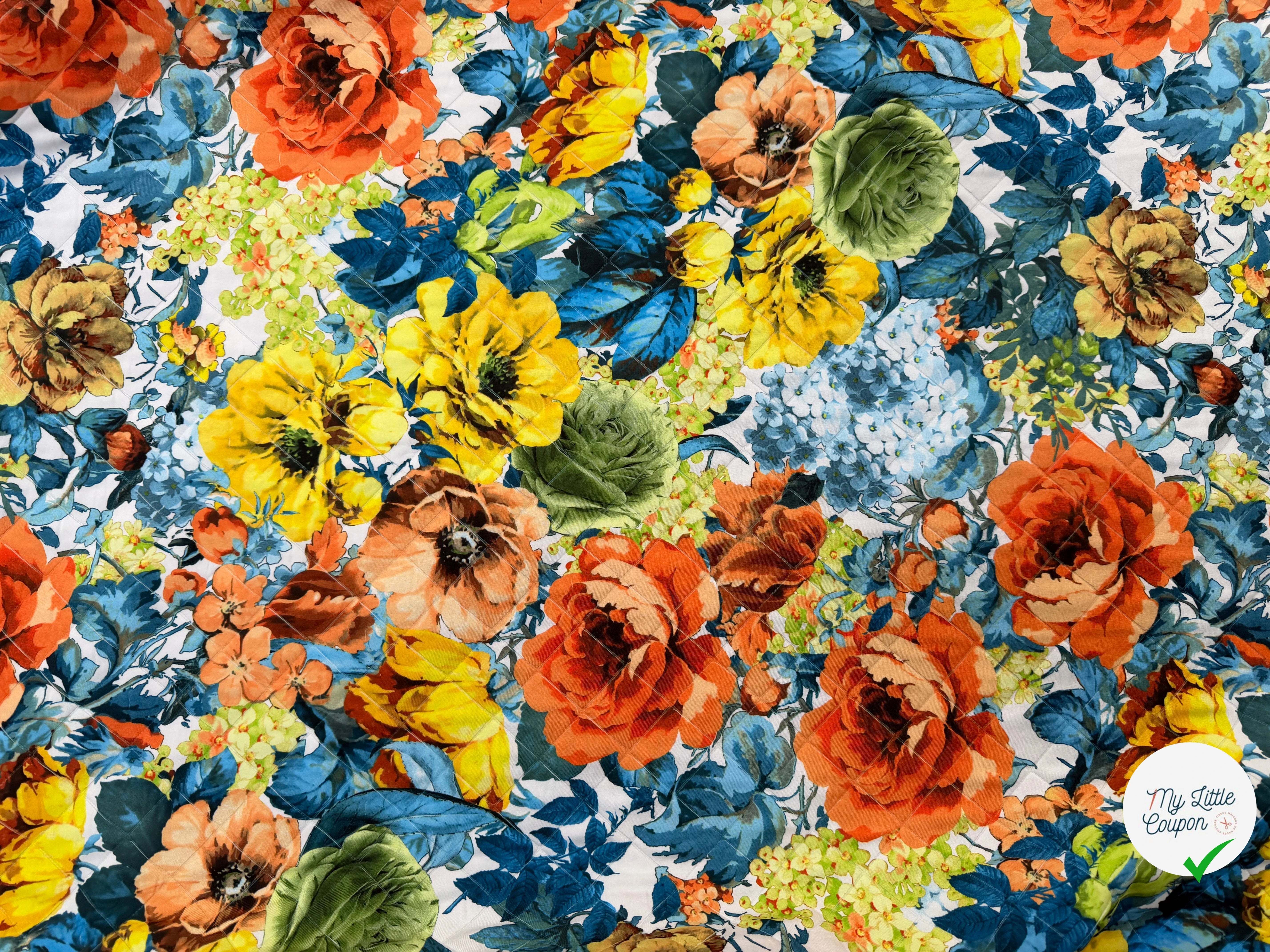 TISSU MATELASSÉ SIMPLE FACE IMPRIMÉ 3 - My Little Coupon