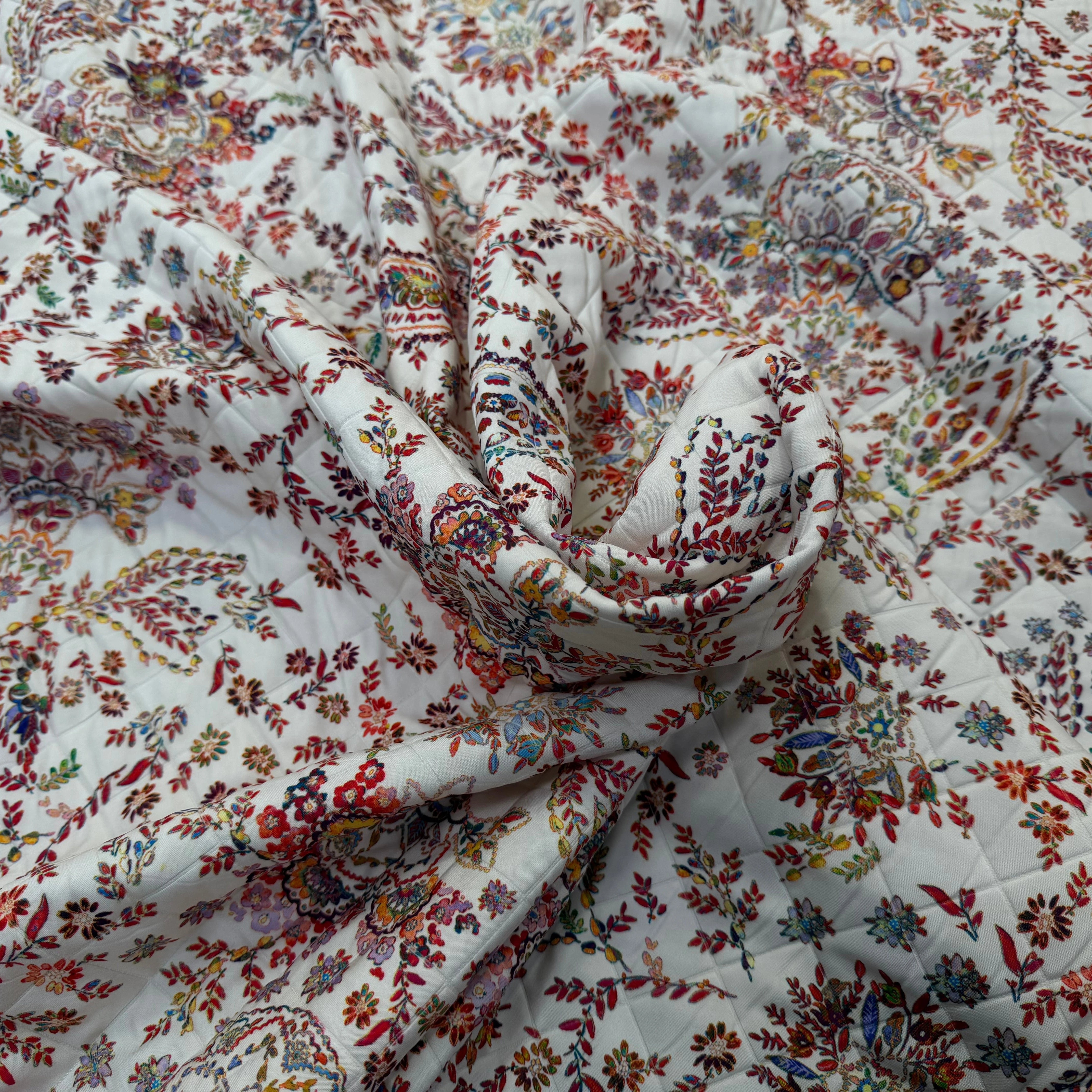 TISSU MATELASSÉ SIMPLE FACE IMPRIMÉ 4 - My Little Coupon