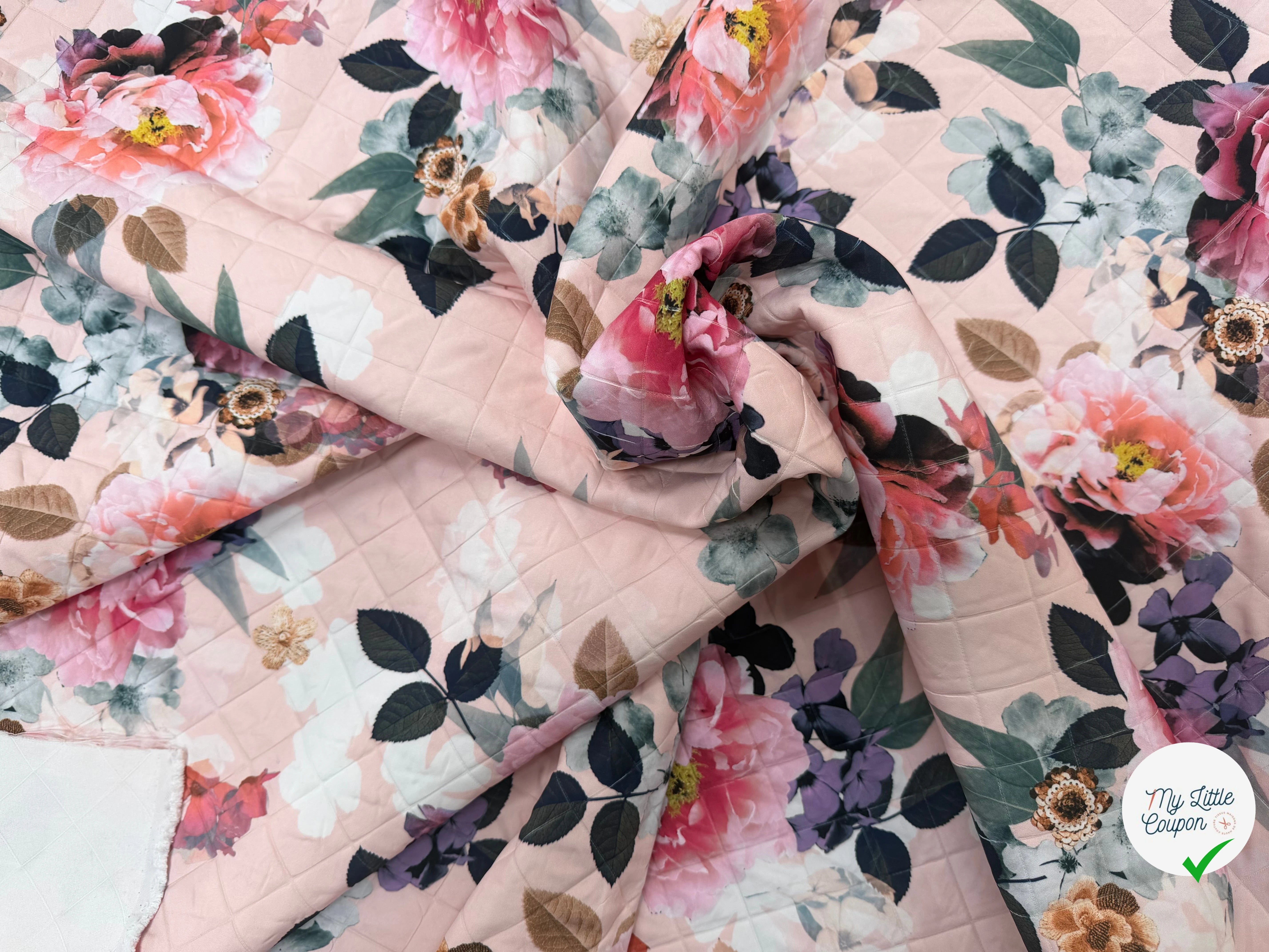 TISSU MATELASSÉ SIMPLE FACE IMPRIMÉ 6 - My Little Coupon