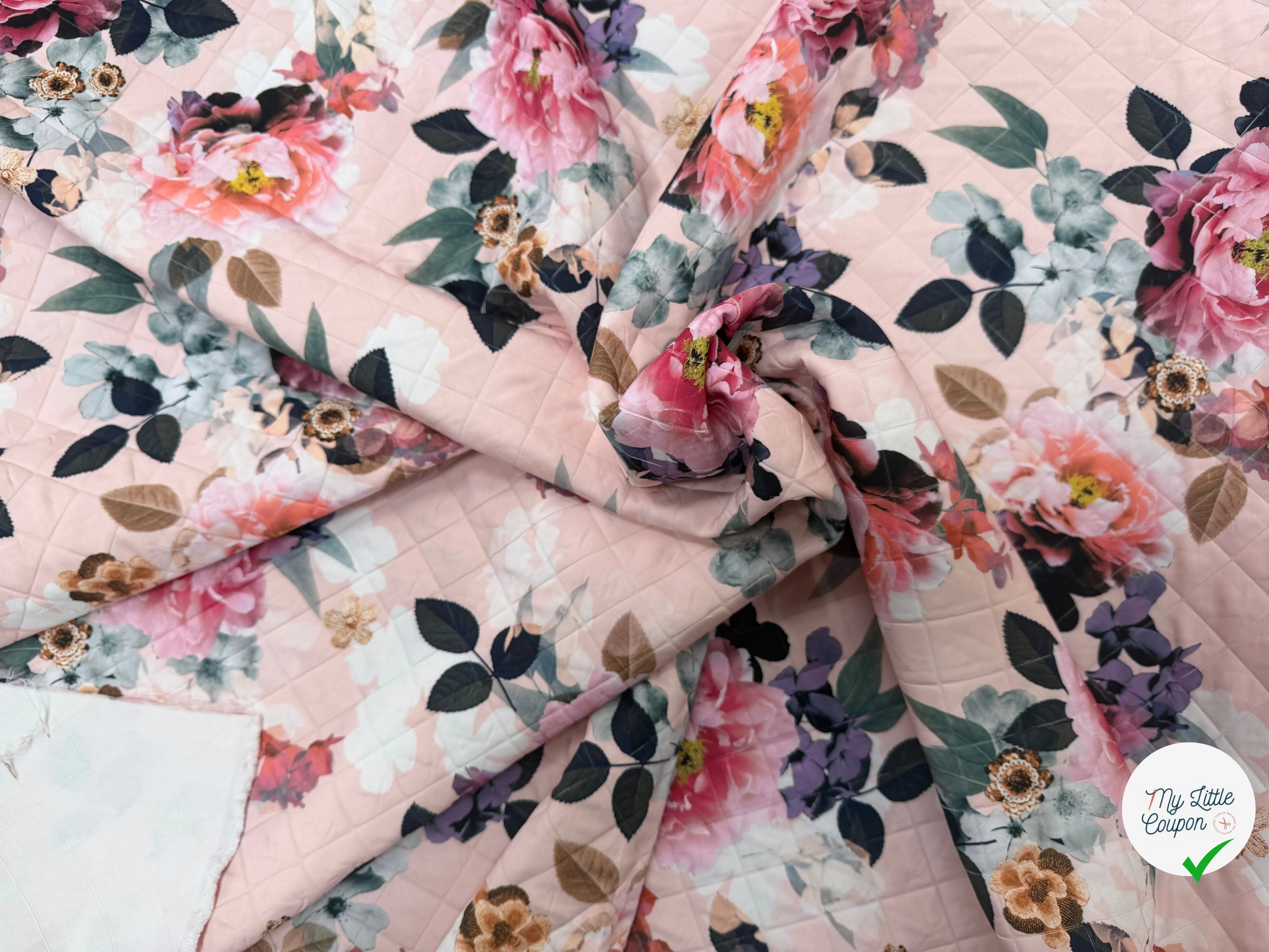 TISSU MATELASSÉ SIMPLE FACE IMPRIMÉ 6 - My Little Coupon