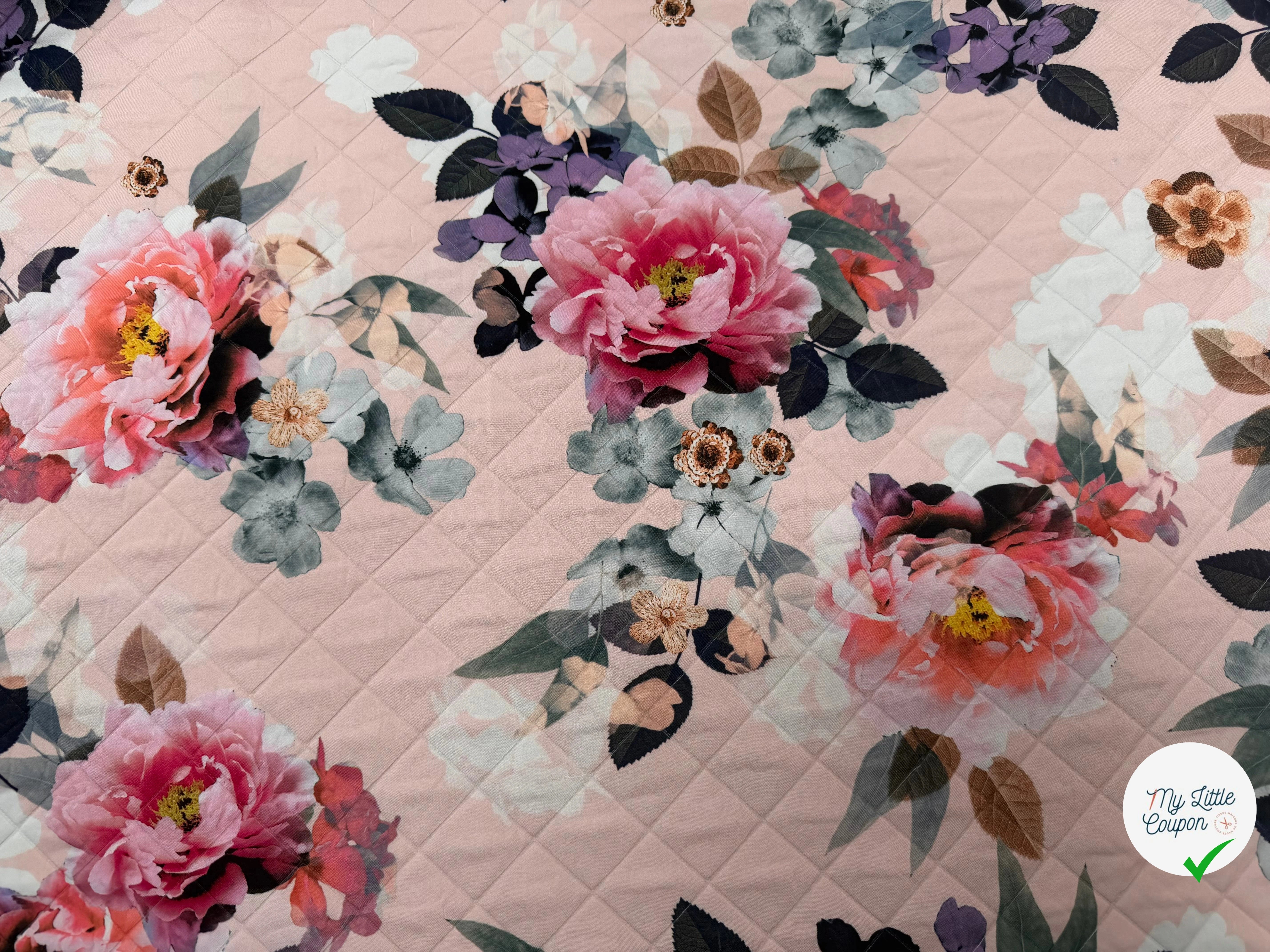 TISSU MATELASSÉ SIMPLE FACE IMPRIMÉ 6 - My Little Coupon