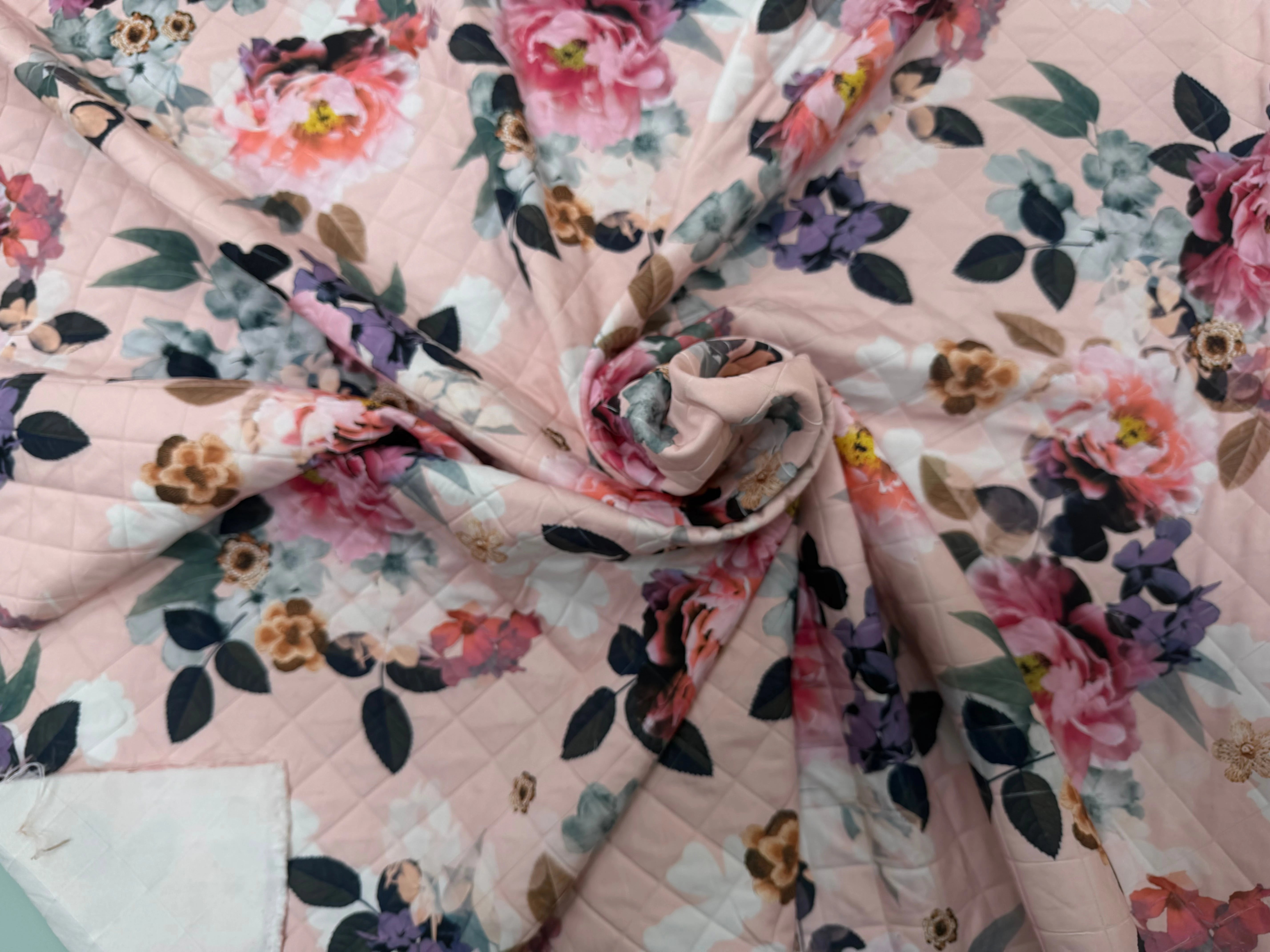 TISSU MATELASSÉ SIMPLE FACE IMPRIMÉ 6 - My Little Coupon