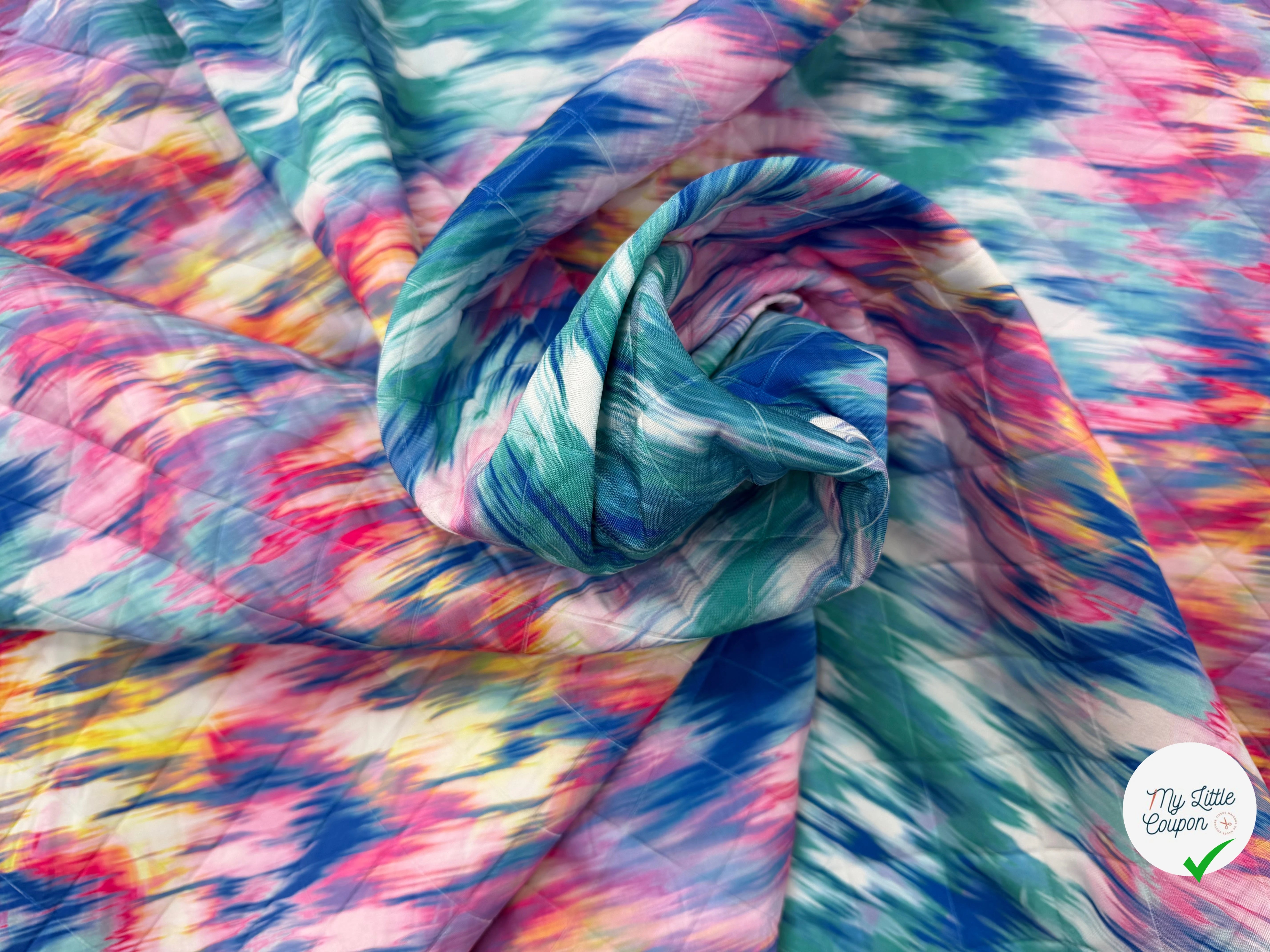 TISSU MATELASSÉ SIMPLE FACE IMPRIMÉ 9 - My Little Coupon