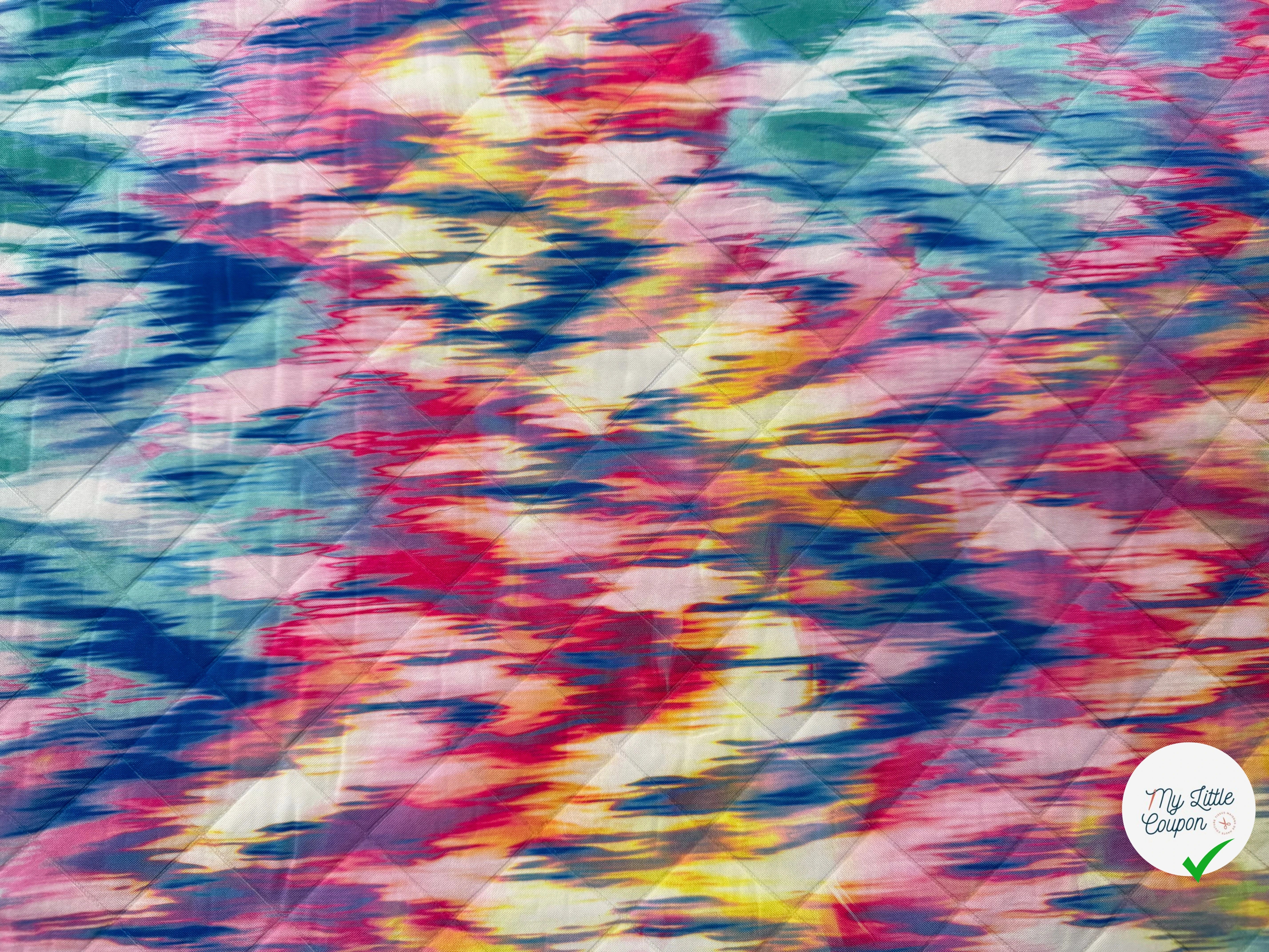 TISSU MATELASSÉ SIMPLE FACE IMPRIMÉ 9 - My Little Coupon