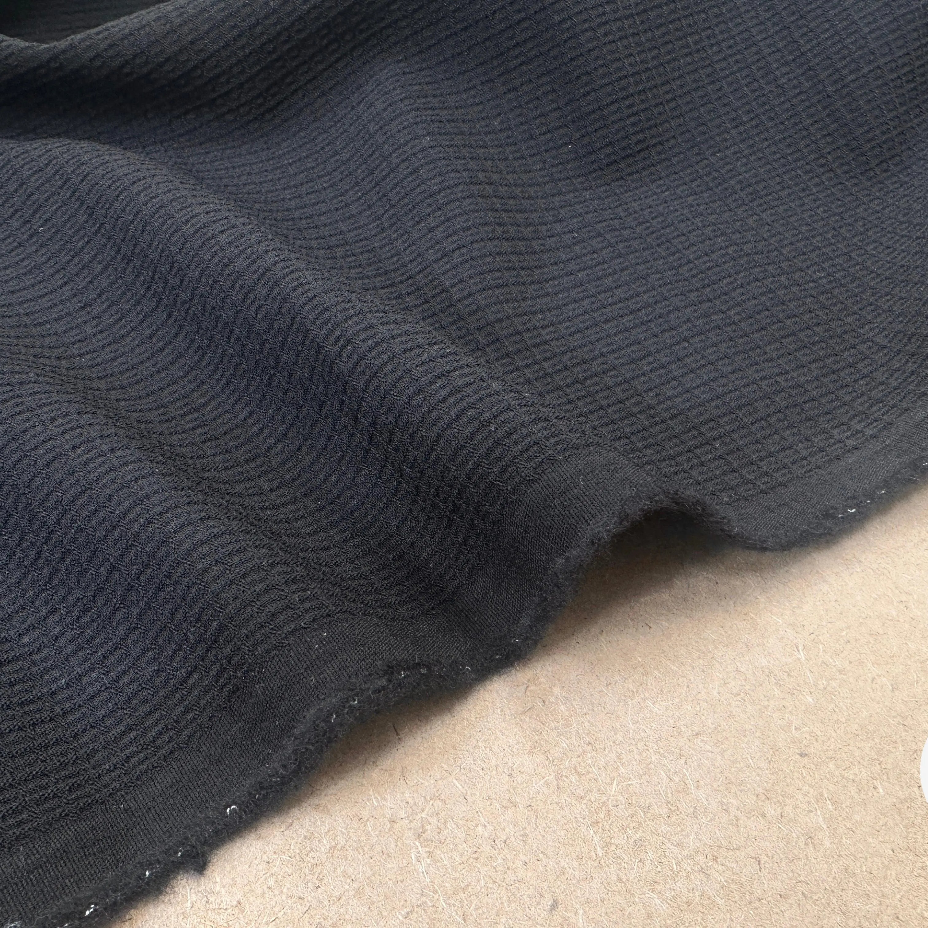 TISSU NID D'ABEILLE STRETCH 97% LAINE - My Little Coupon