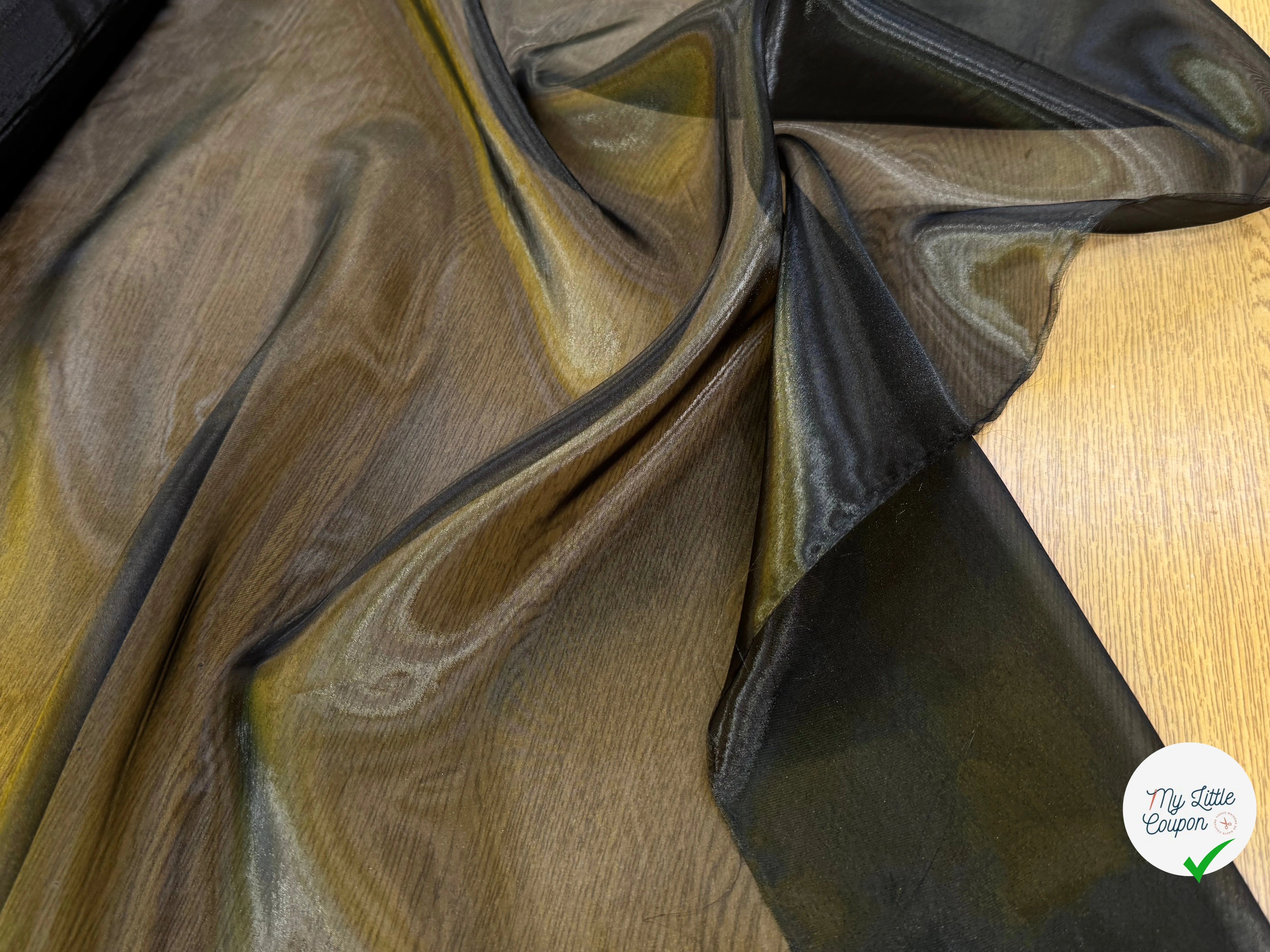 TISSU ORGANZA NOIR 50 - My Little Coupon