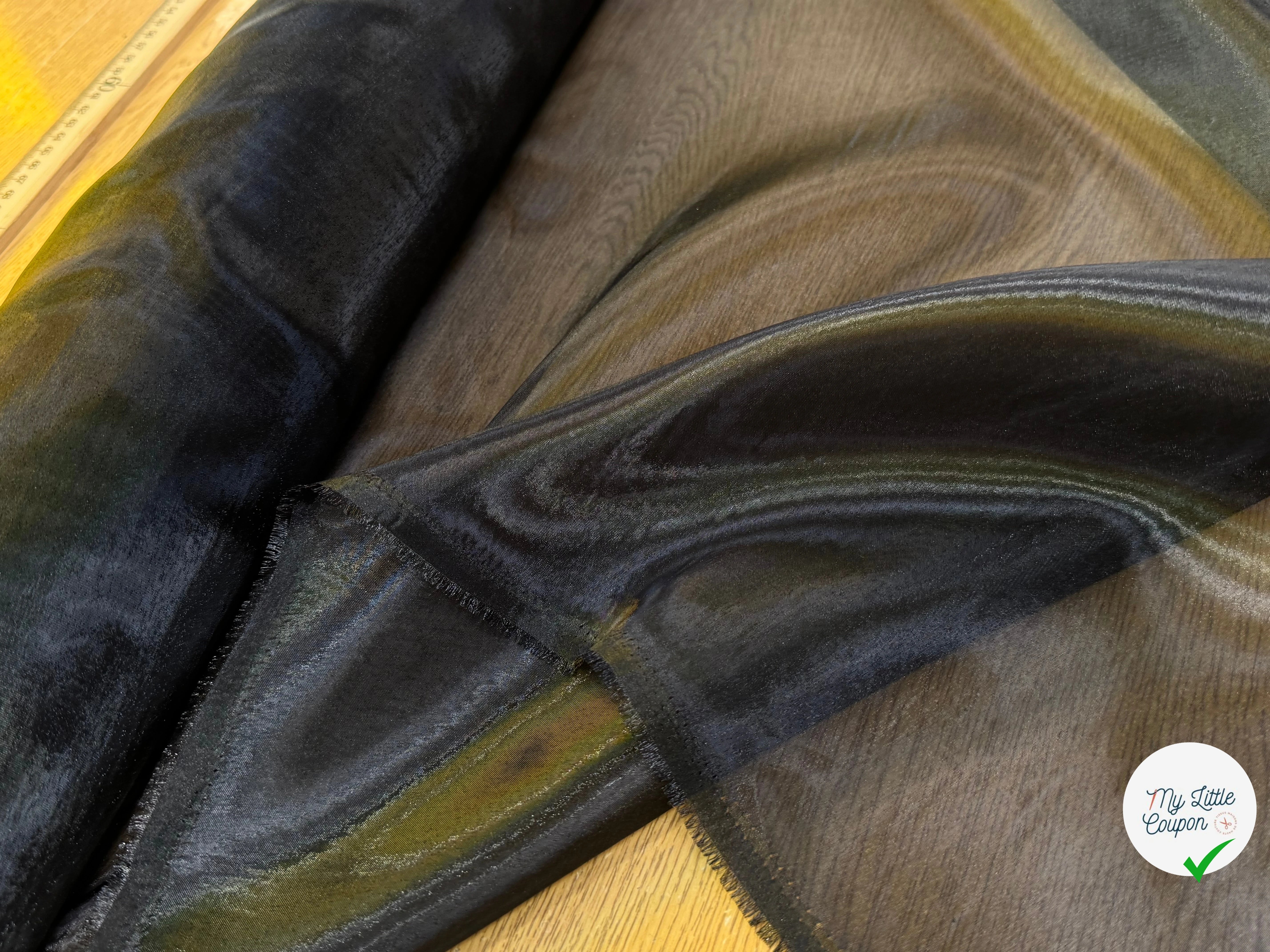 TISSU ORGANZA NOIR 50 - My Little Coupon