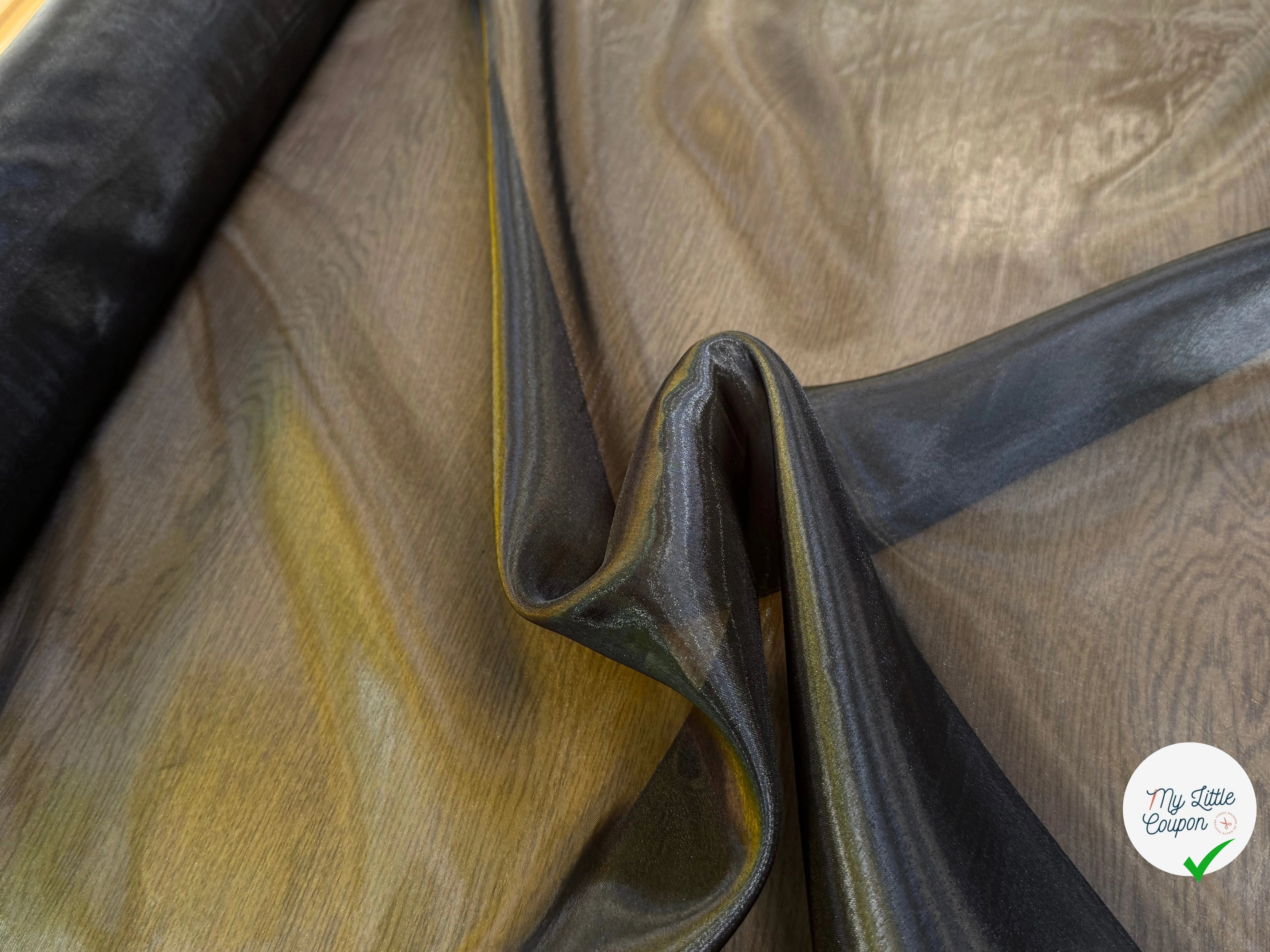 TISSU ORGANZA NOIR 50 - My Little Coupon