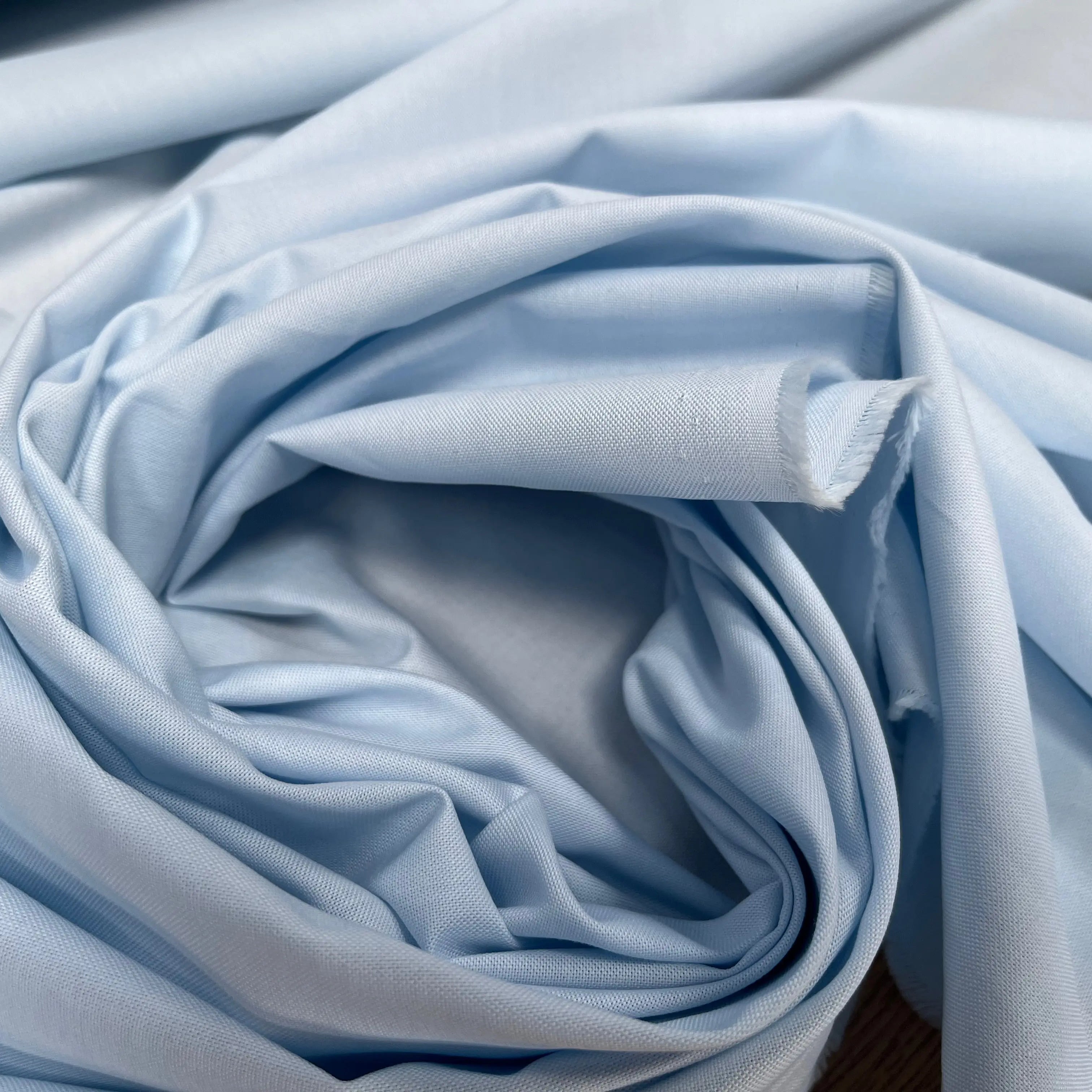 TISSU OXFORD UNI BLEU CIEL - My Little Coupon