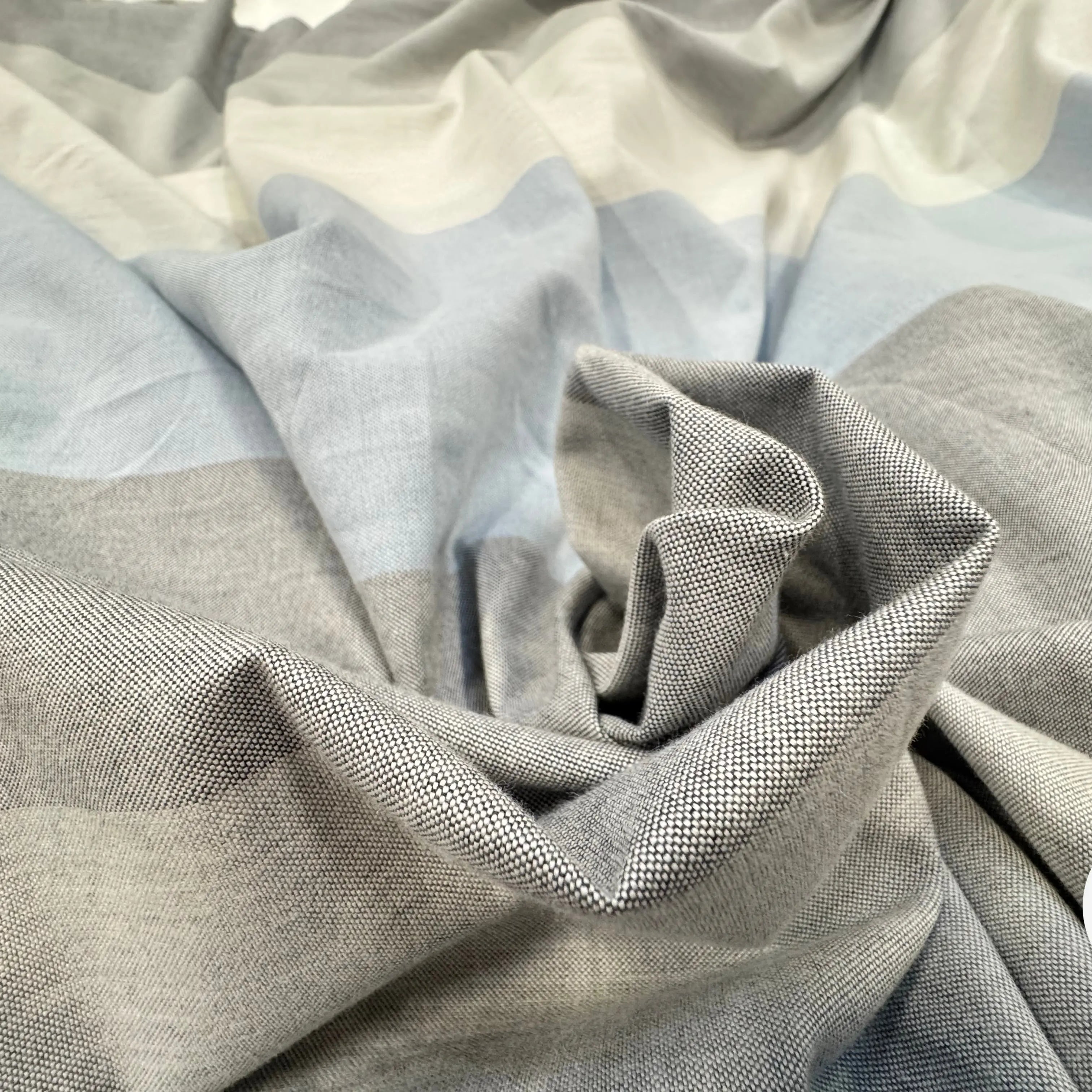 TISSU OXORD RAYURES LARGES - My Little Coupon