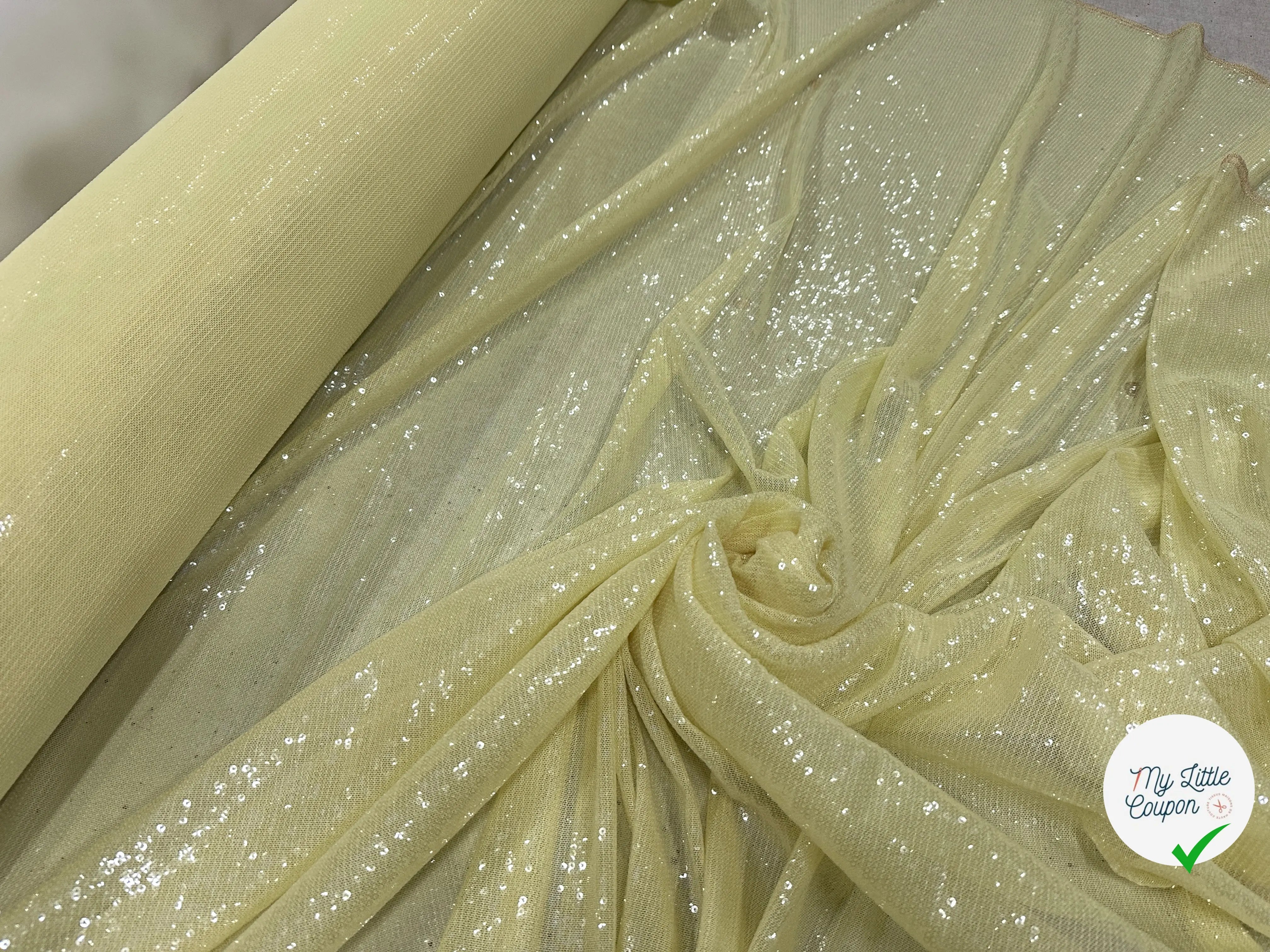 TISSU PAILLETTES LEMONADE MLC INTERN