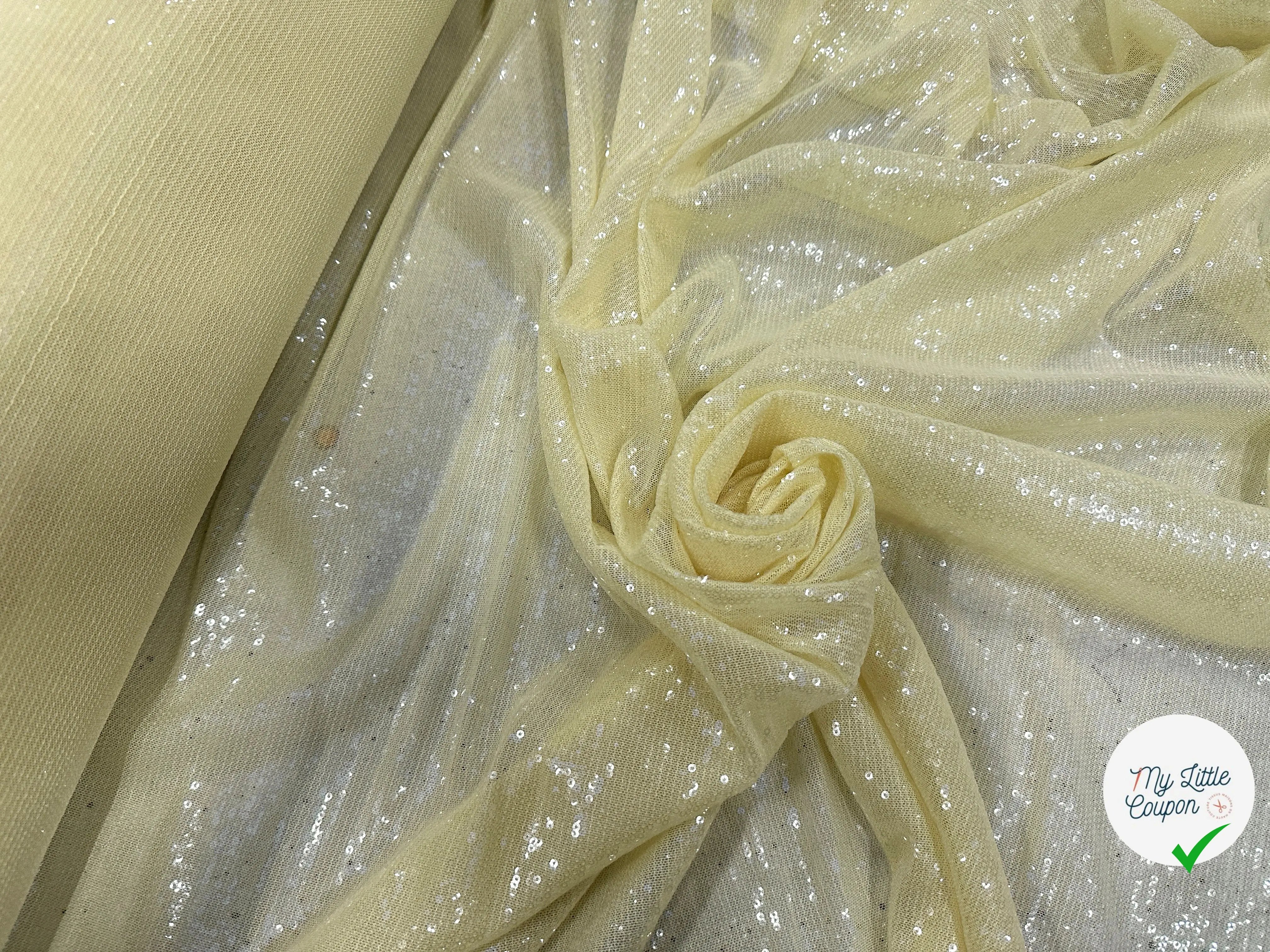 TISSU PAILLETTES LEMONADE MLC INTERN