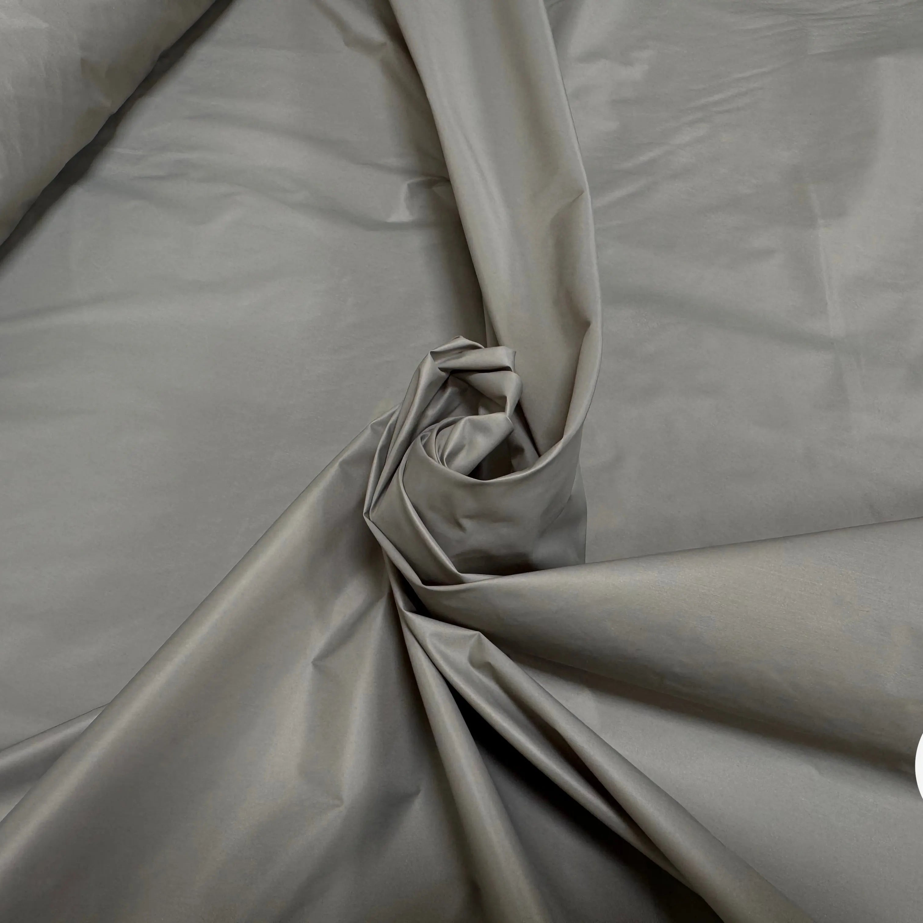 TISSU PARKAS KAKI GRIS UNI - My Little Coupon