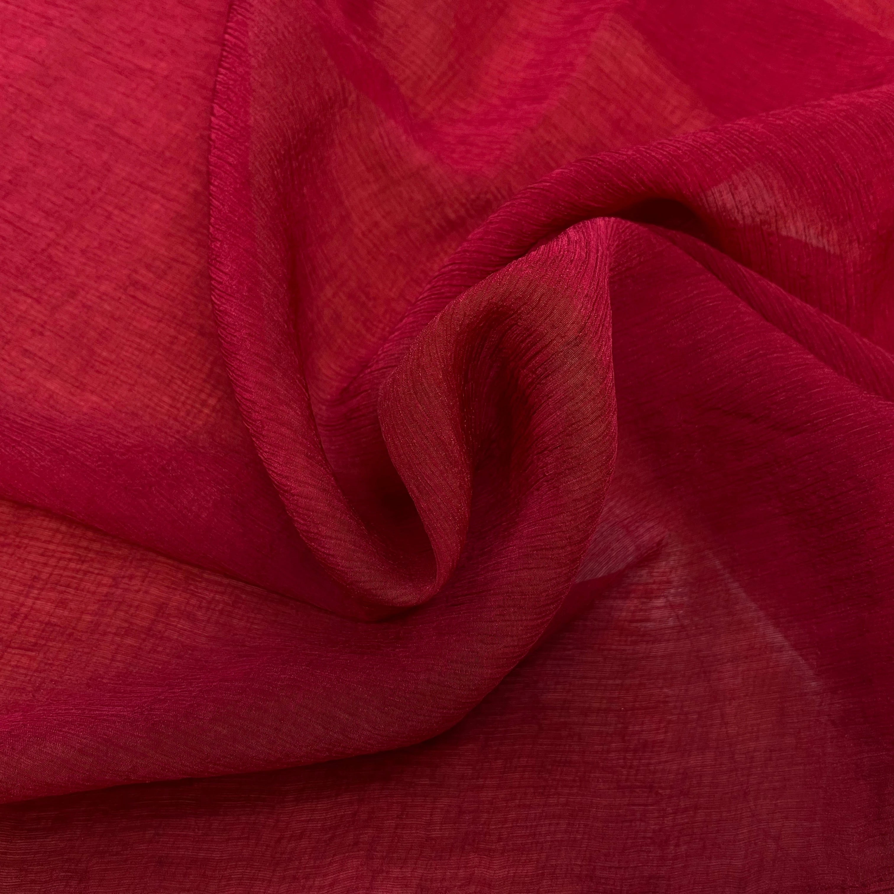 TISSU PLISSÉE POLYESTER ROUGE - My Little Coupon