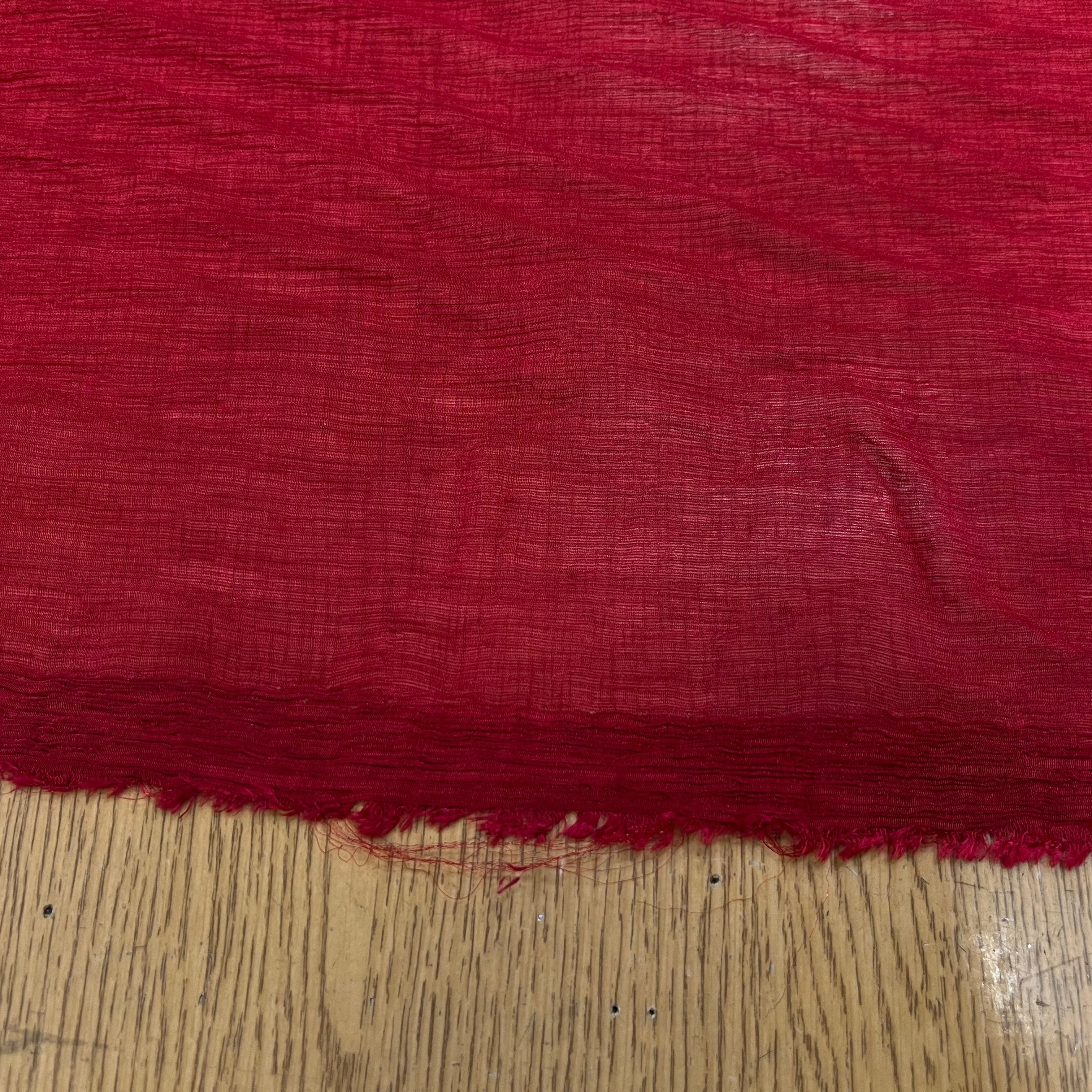 TISSU PLISSÉE POLYESTER ROUGE - My Little Coupon