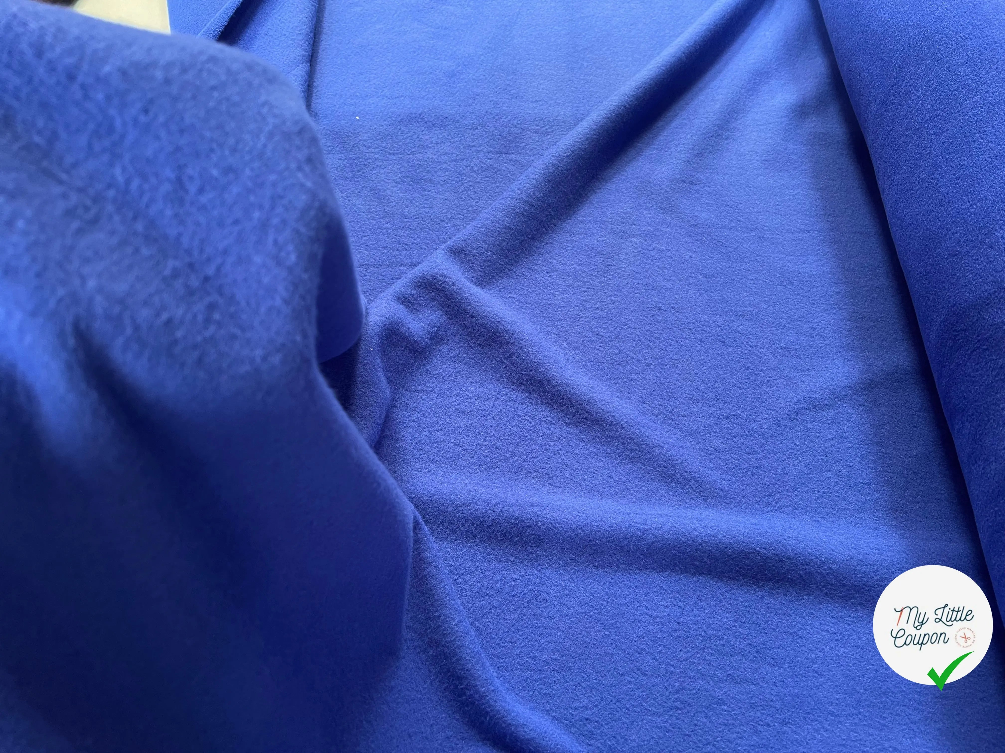 TISSU POLAIRE TOUT DOUX BLEU - My Little Coupon
