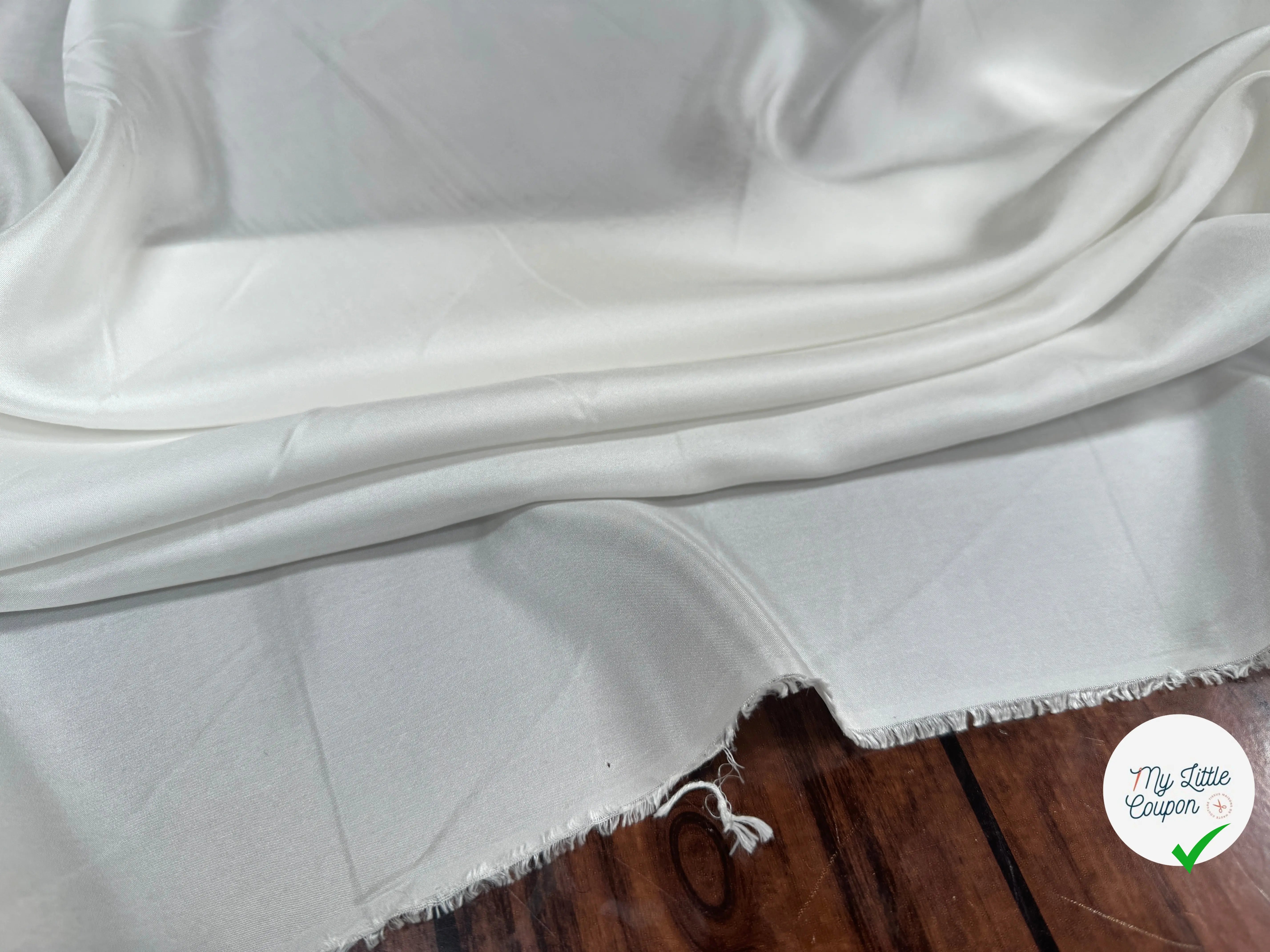 TISSU SOIE HABOTAI IVORY - My Little Coupon