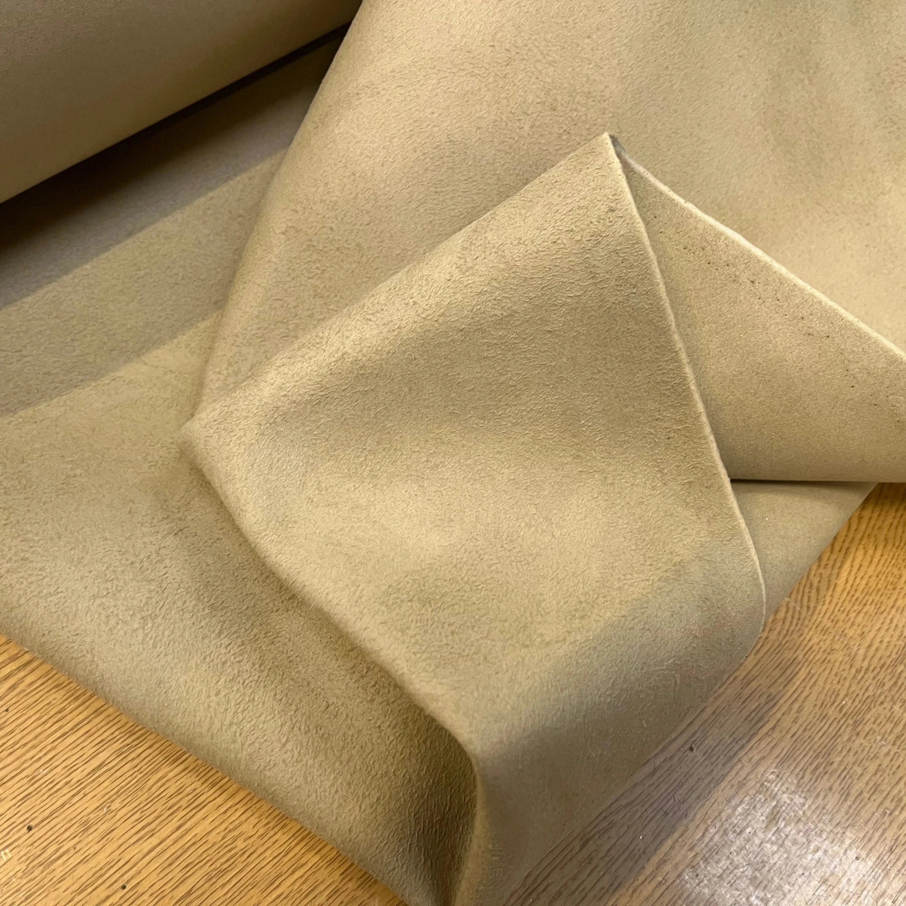 TISSU SUEDE TRÈS RIGIDE ASPECT DAIM GINGER - My Little Coupon