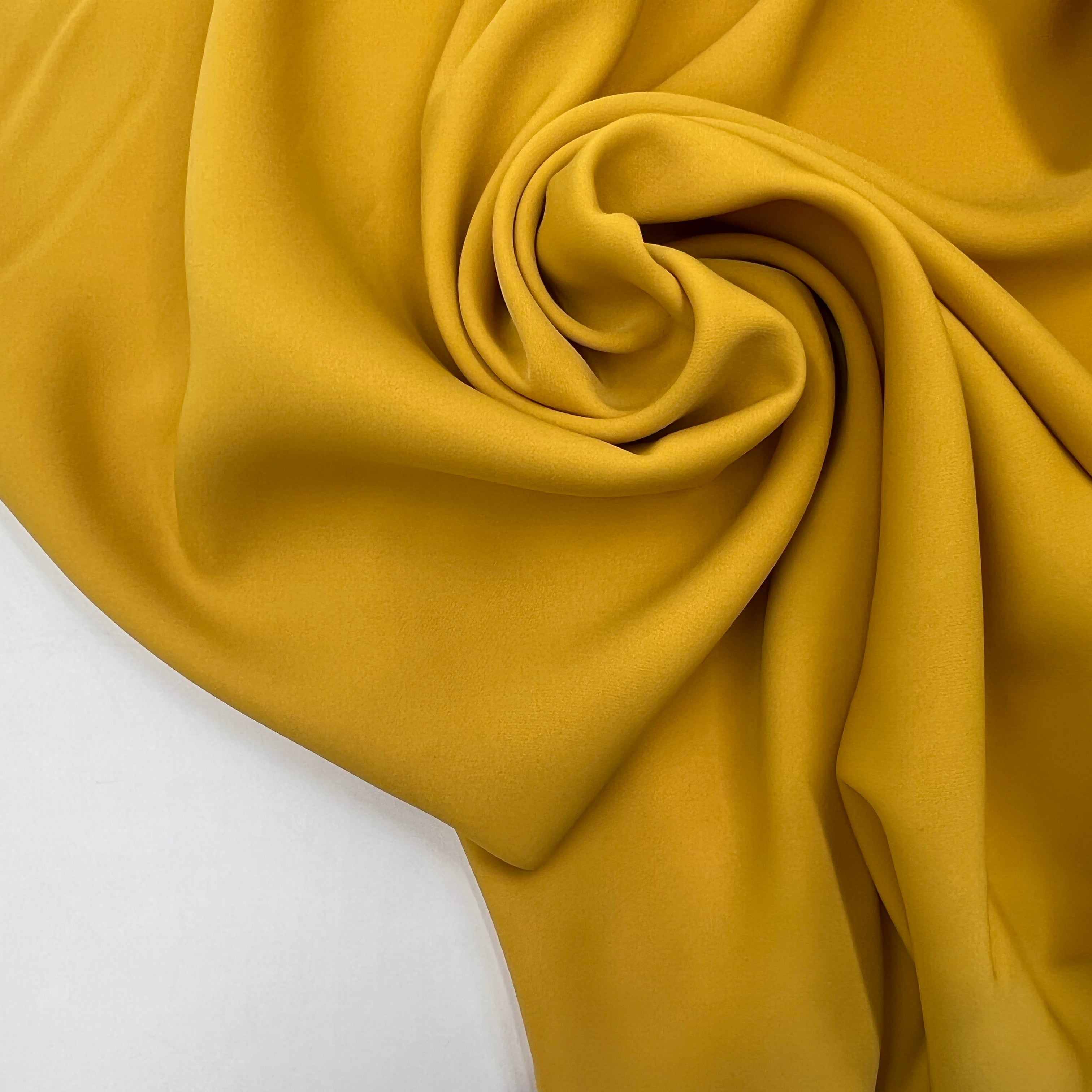 TISSU TECHNO CADY FLUIDE JAUNE OCRE MSO