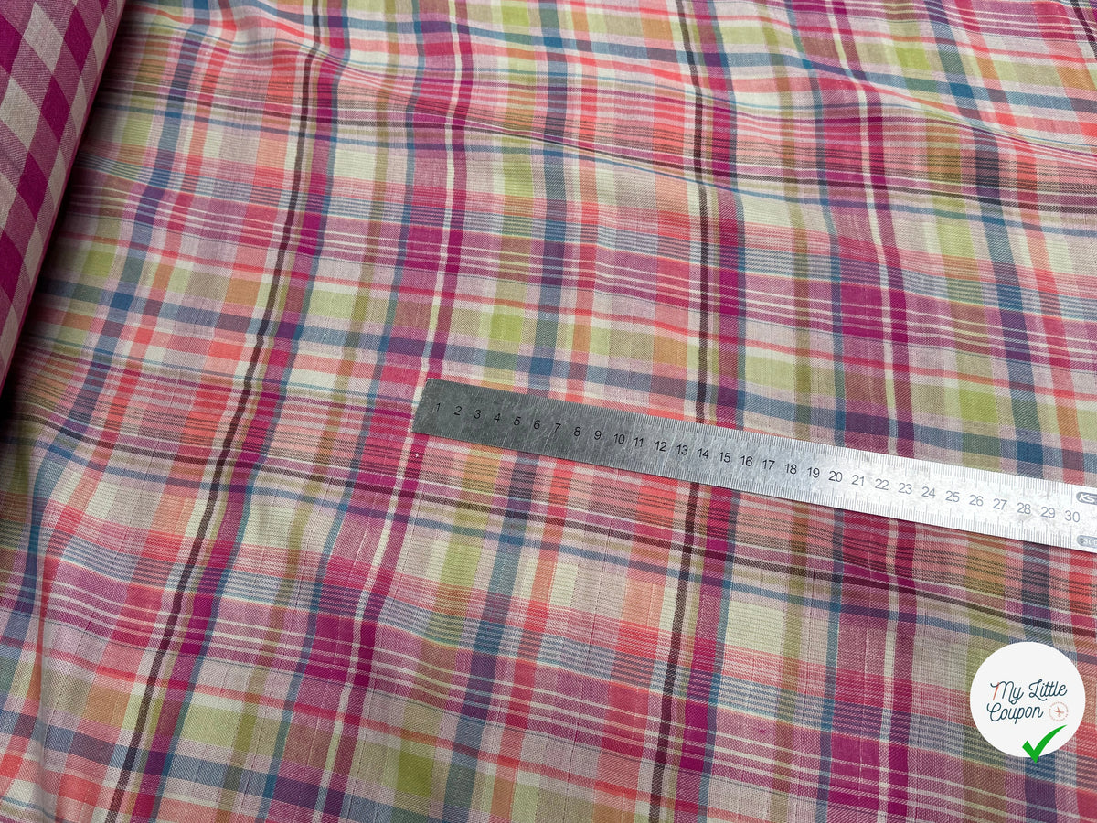 TISSU VICHY REVERSIBLE PRINCE DE GALLE - My Little Coupon