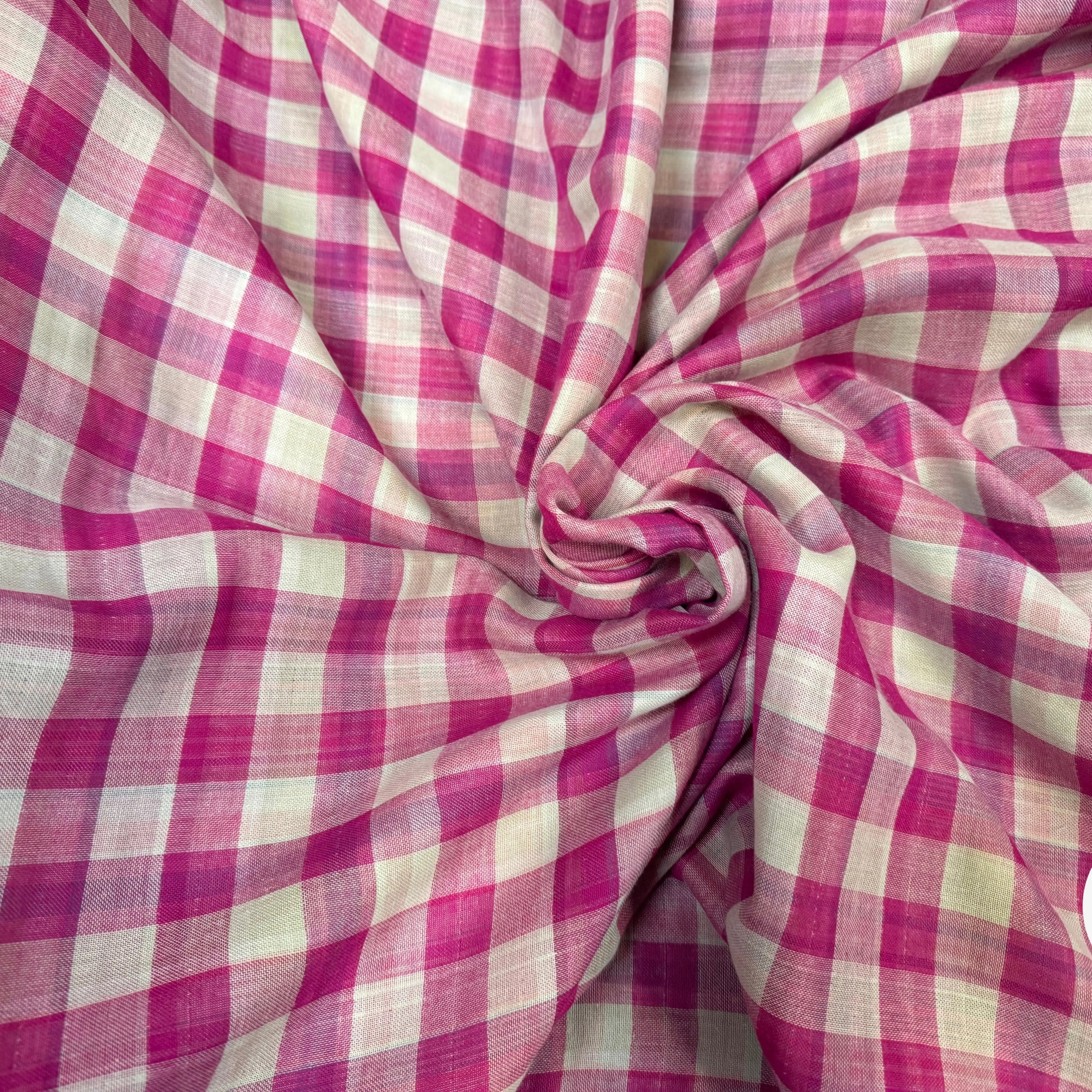 TISSU VICHY REVERSIBLE PRINCE DE GALLE - My Little Coupon