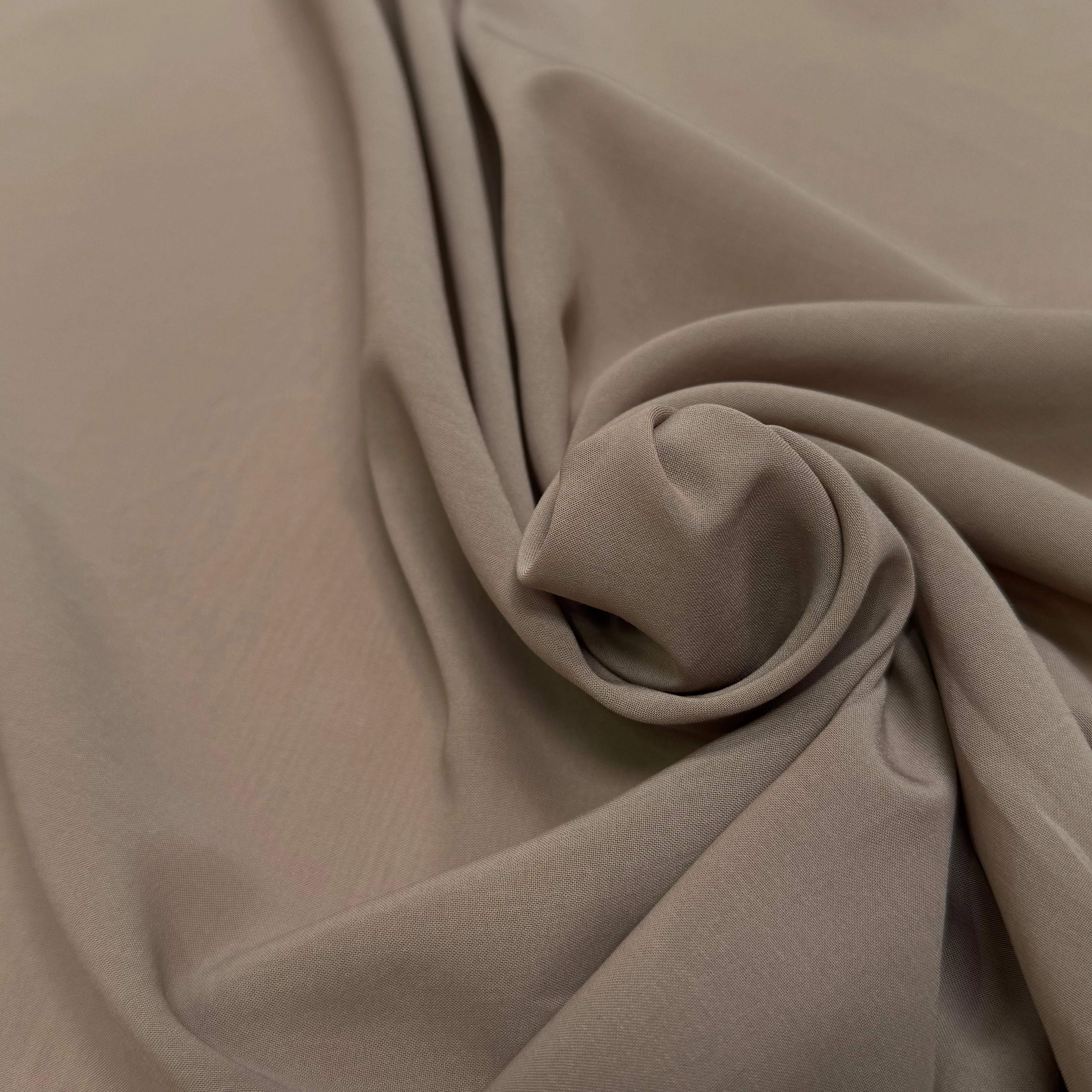 TISSU VOILE POLYVISCOSE FAUVE - My Little Coupon