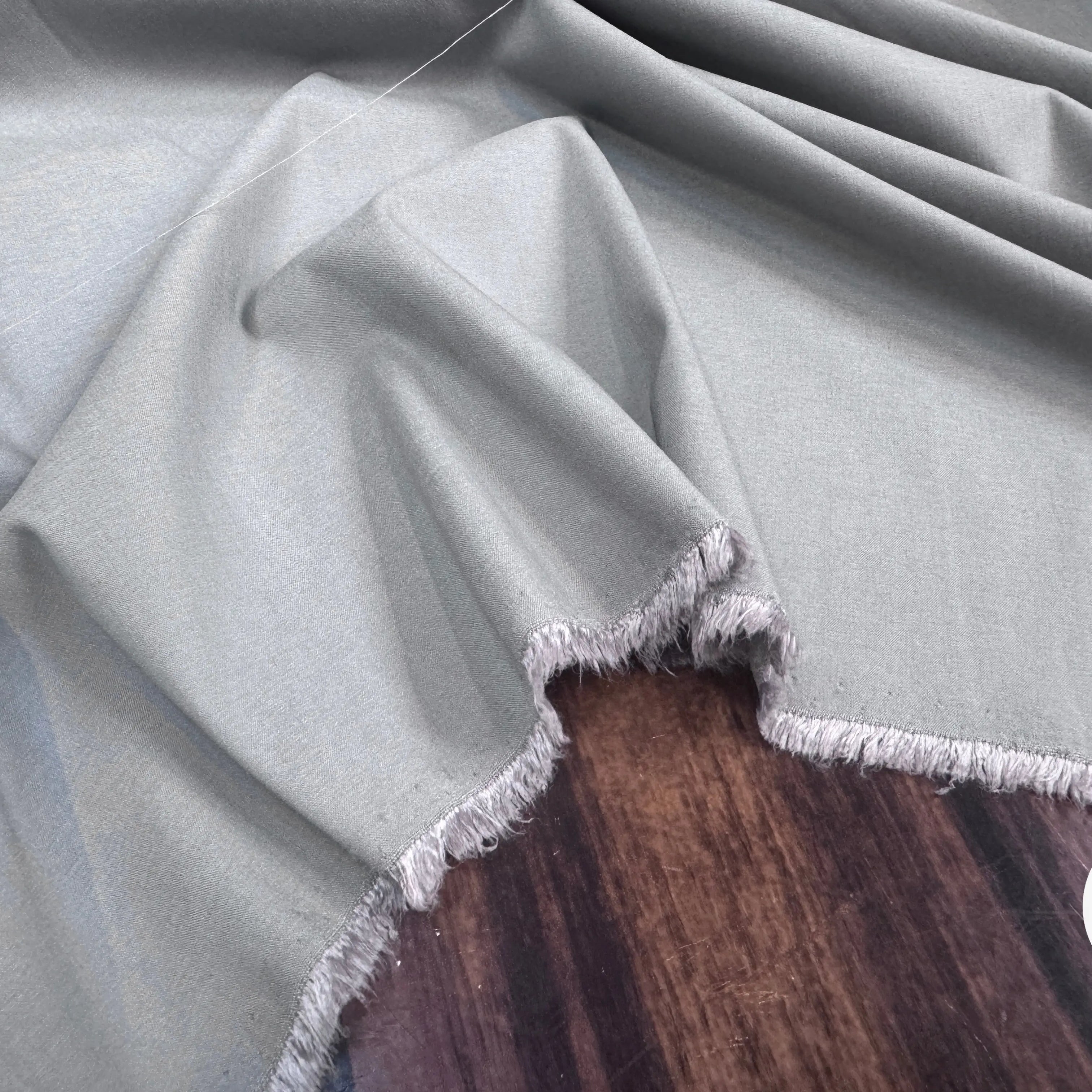 TISSUS CHEMISE GRIS CLAIRE STRETCH - My Little Coupon