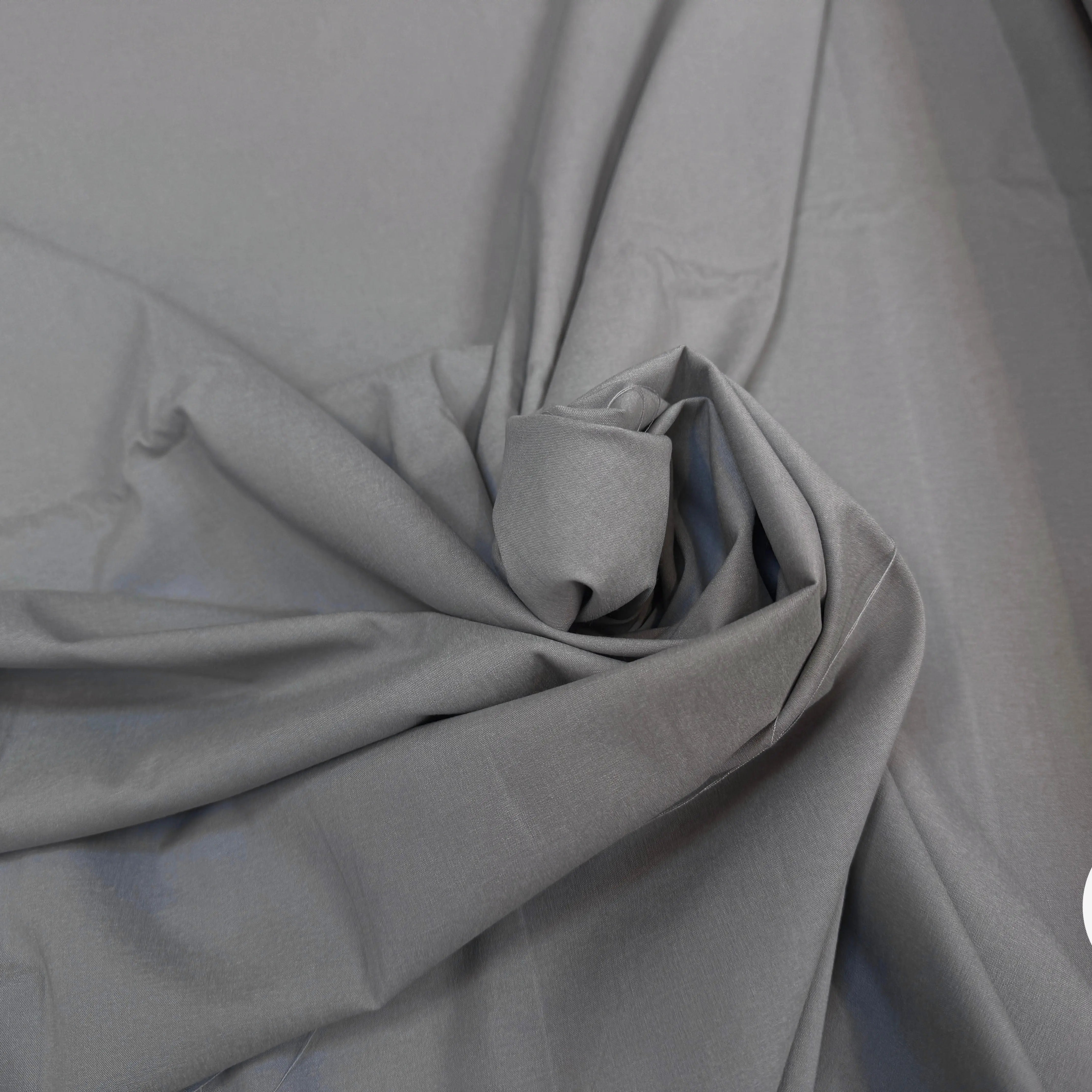 TISSUS CHEMISE GRIS CLAIRE STRETCH - My Little Coupon