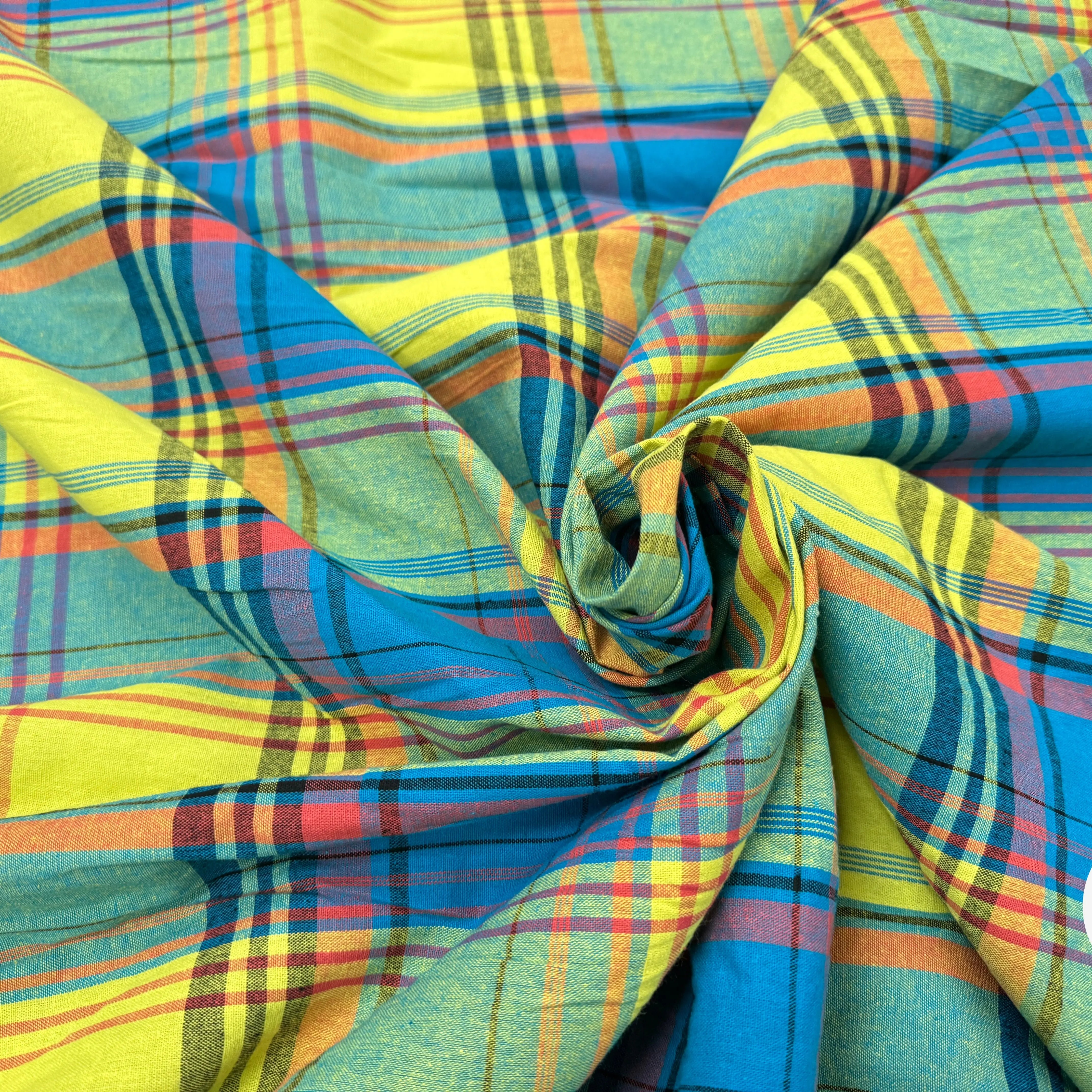 TISSUS MADRAS CARREAUX - My Little Coupon