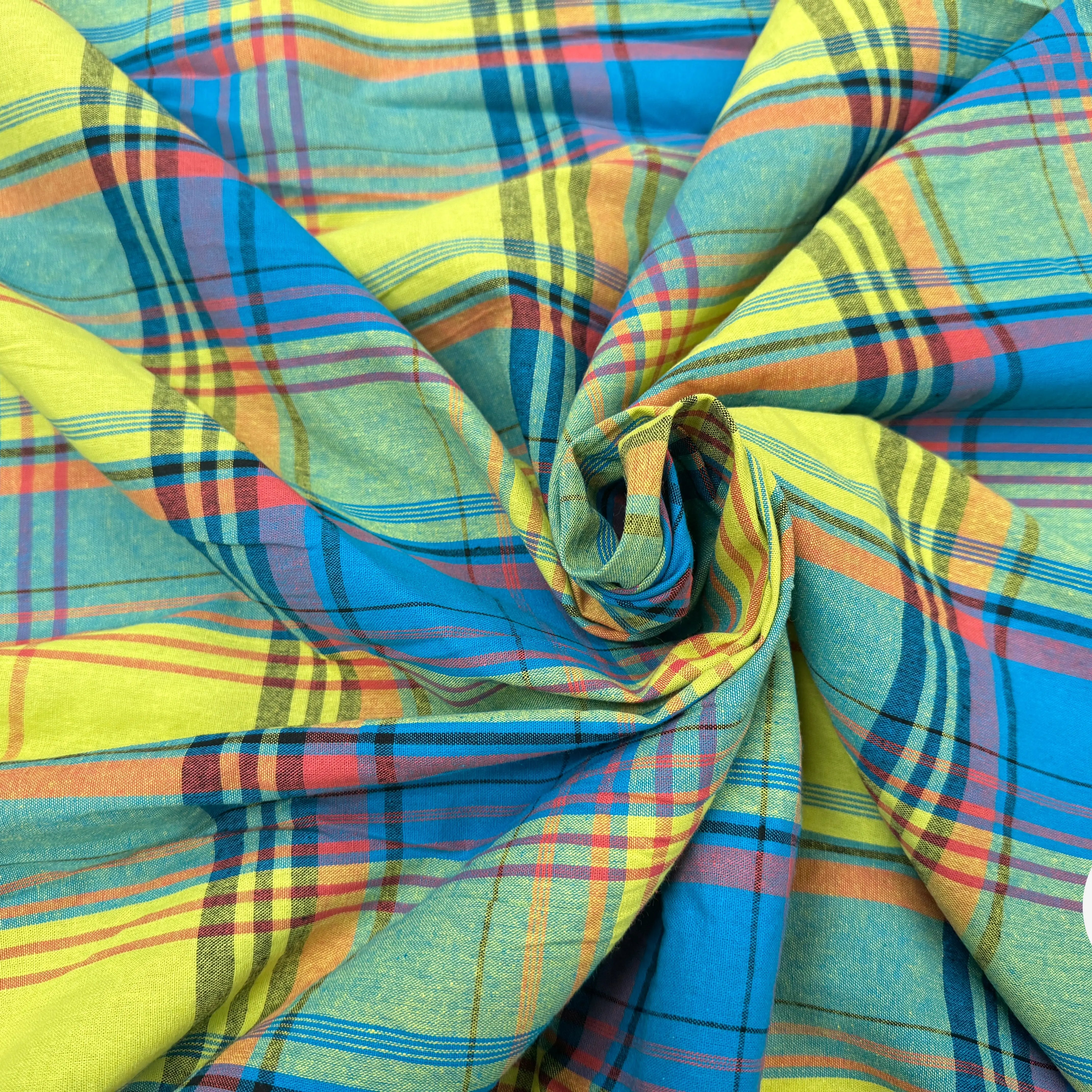 TISSUS MADRAS CARREAUX - My Little Coupon