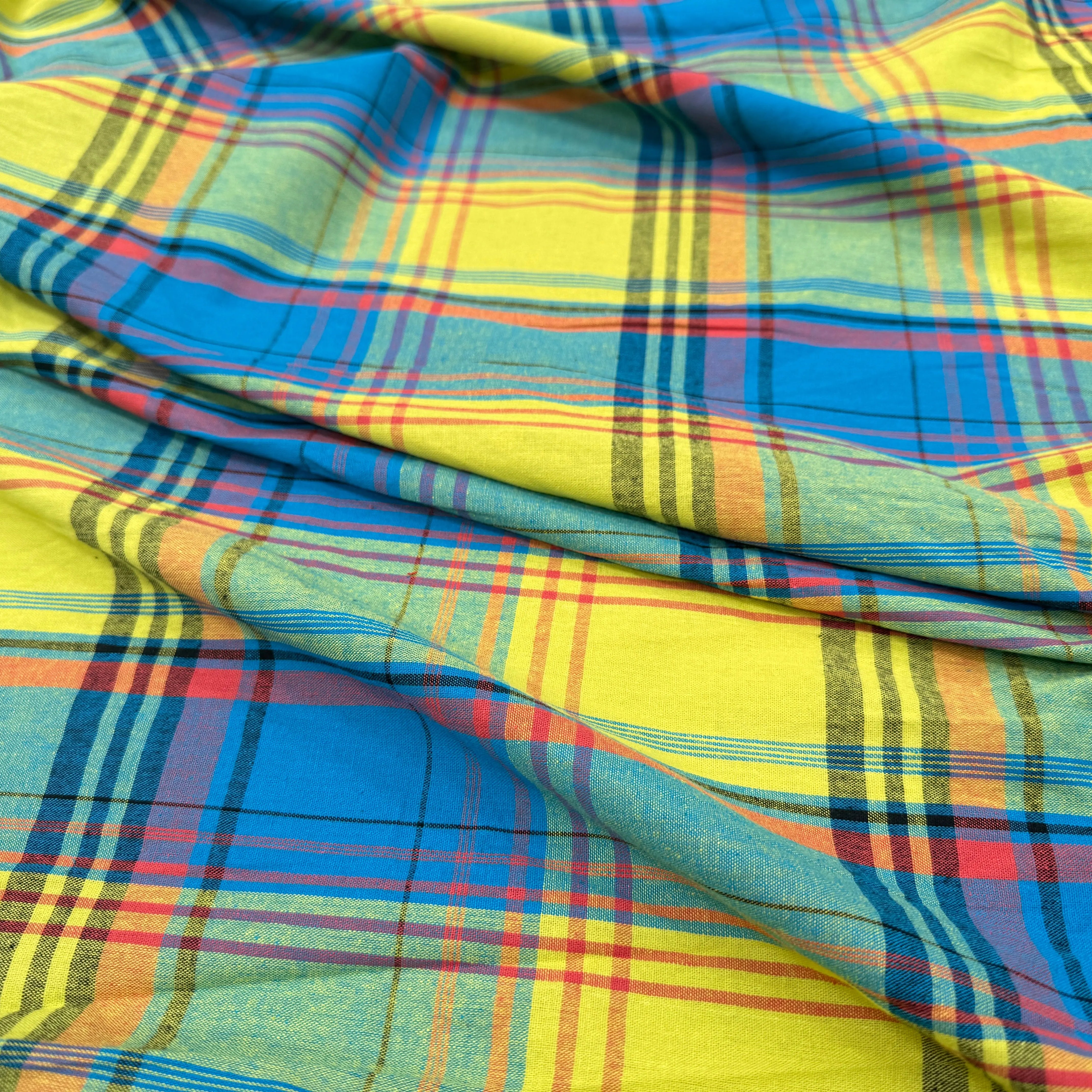 TISSUS MADRAS CARREAUX - My Little Coupon