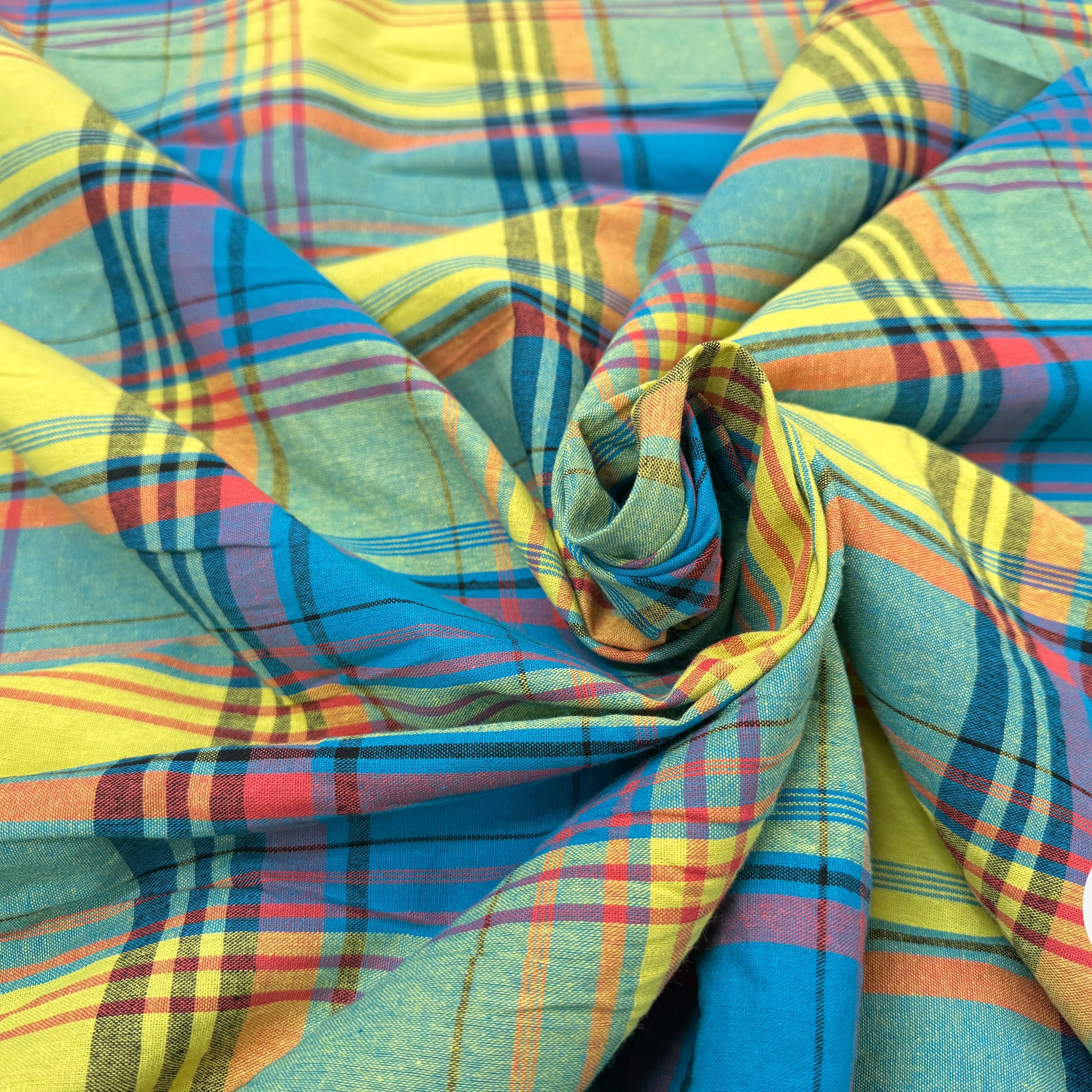 TISSUS MADRAS CARREAUX - My Little Coupon