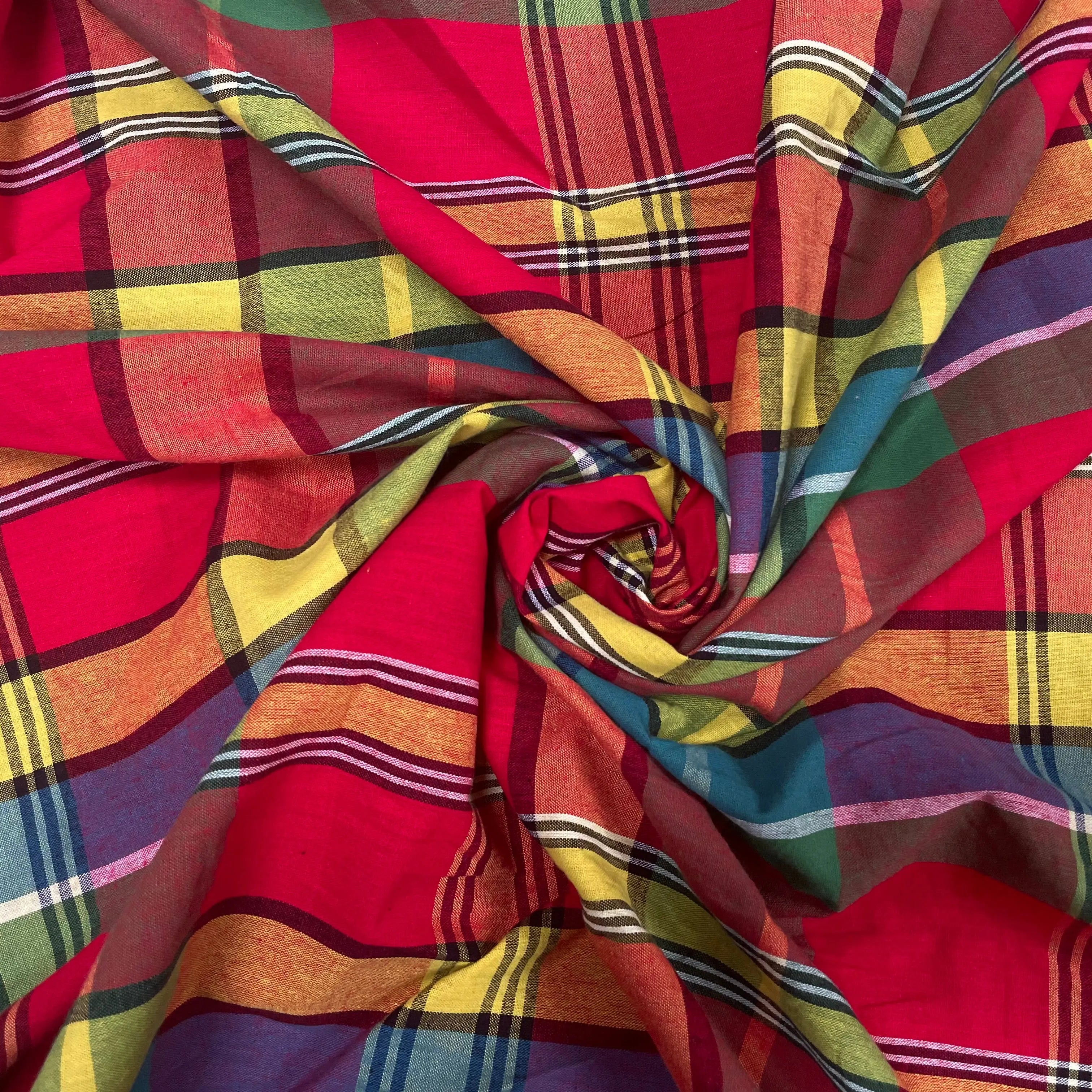 TISSUS MADRAS CARREAUX - My Little Coupon