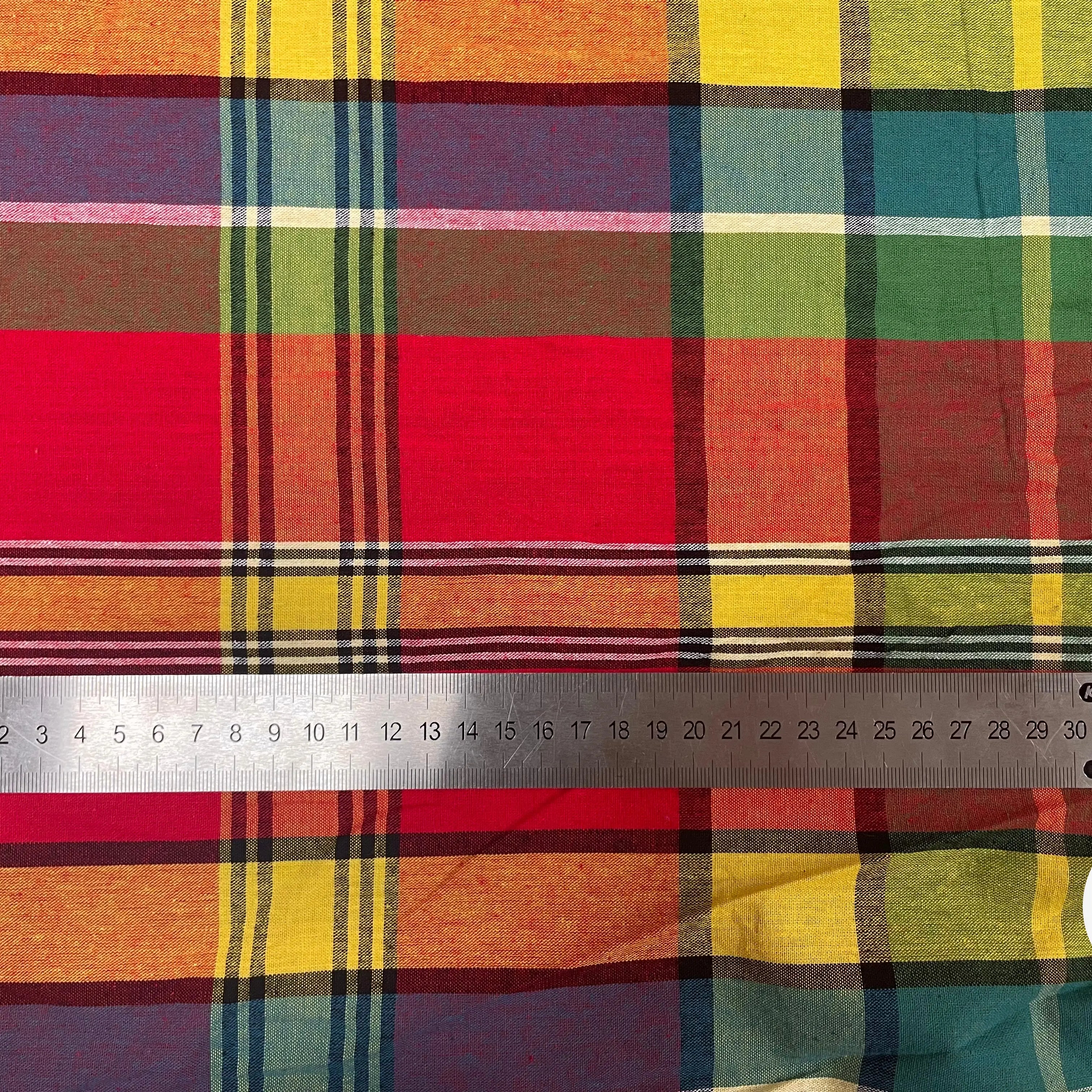 TISSUS MADRAS CARREAUX - My Little Coupon