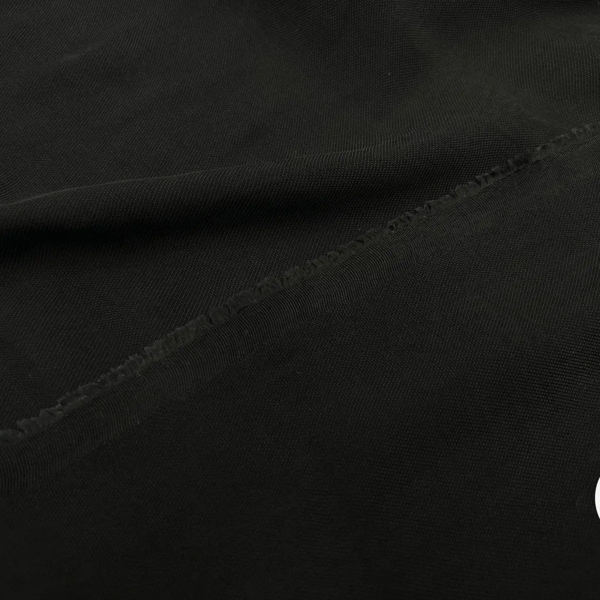 TOILE À BEURRE CRÉPÉE NOIR FLUIDE - My Little Coupon - tissu - coudre