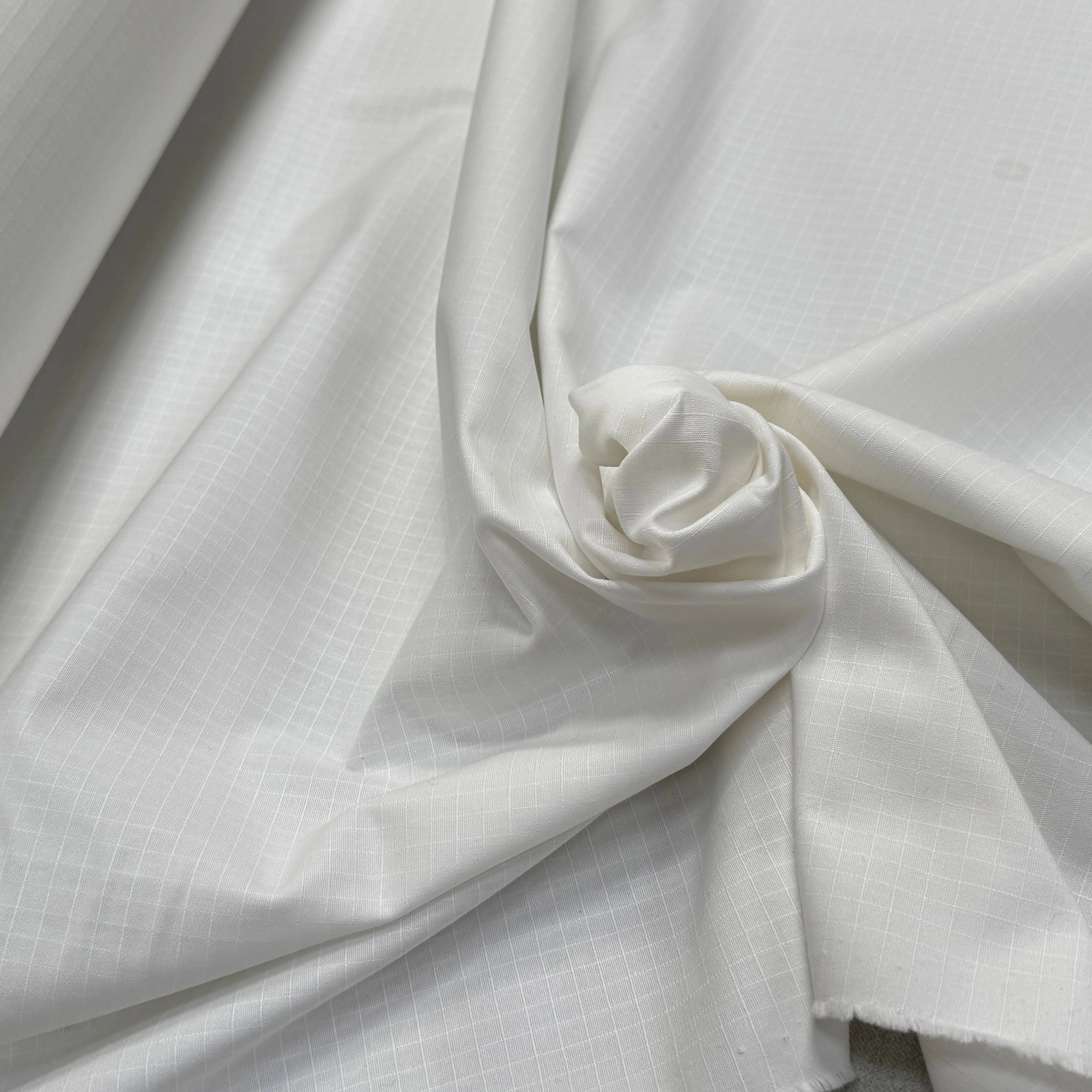 TOILE BELLE TENUE MINI RAYURES BLANC CASSÉ - My Little Coupon