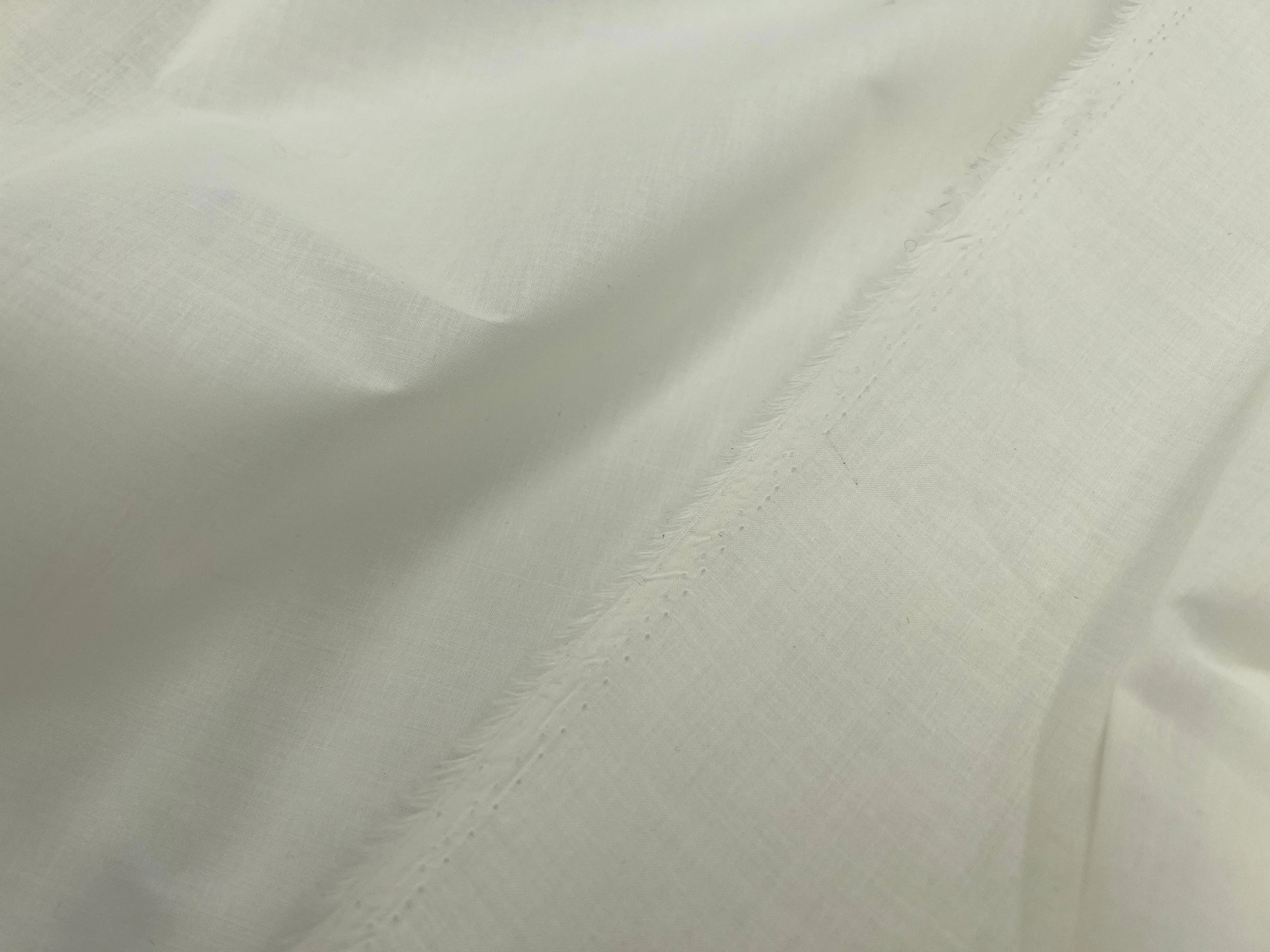 TOILE BLANCHE CRÈME SIMPLE - My Little Coupon - tissu - coudre