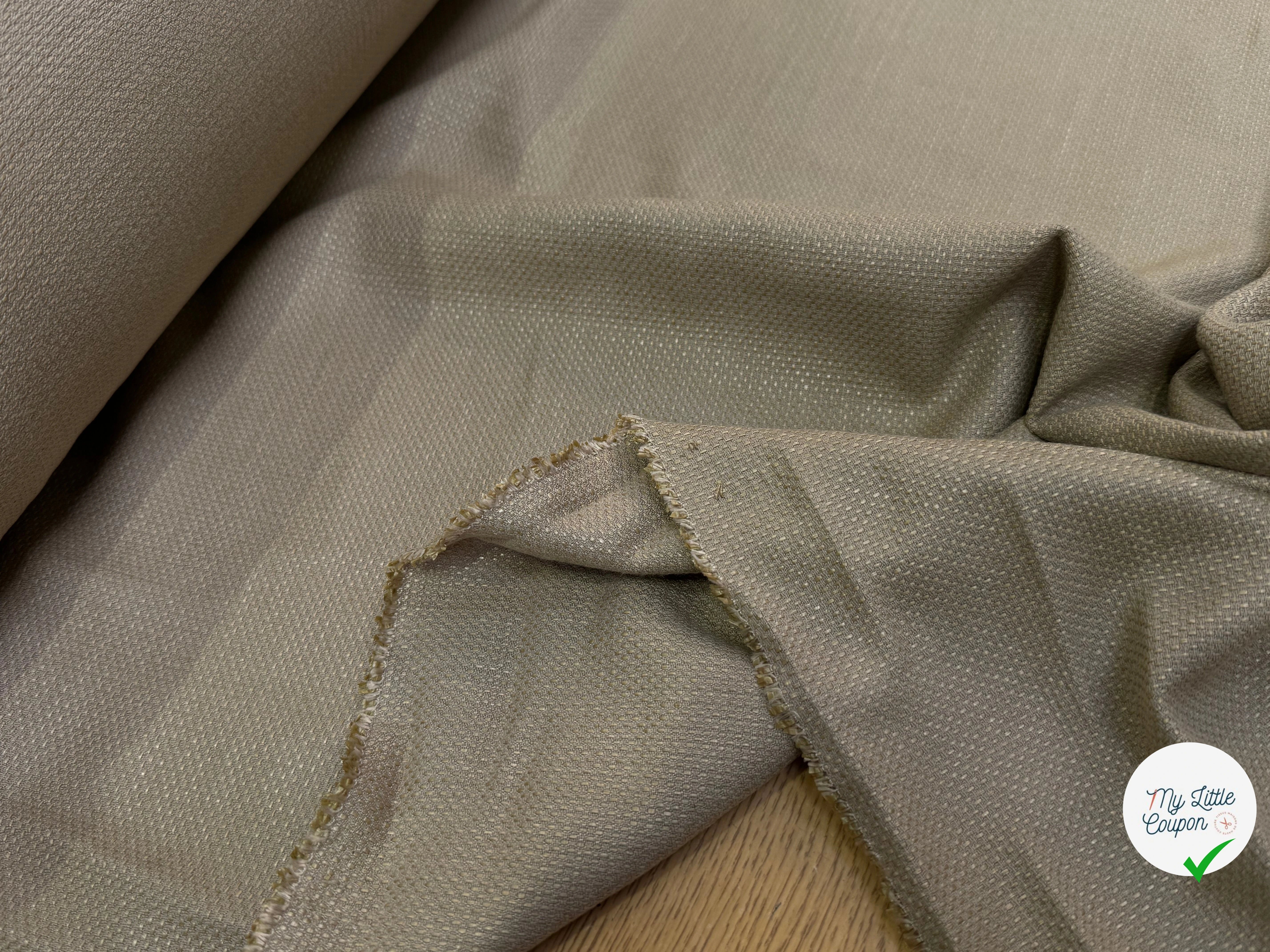 TOILE CANEVAS 80% COTON BEIGE FONCÉ - My Little Coupon