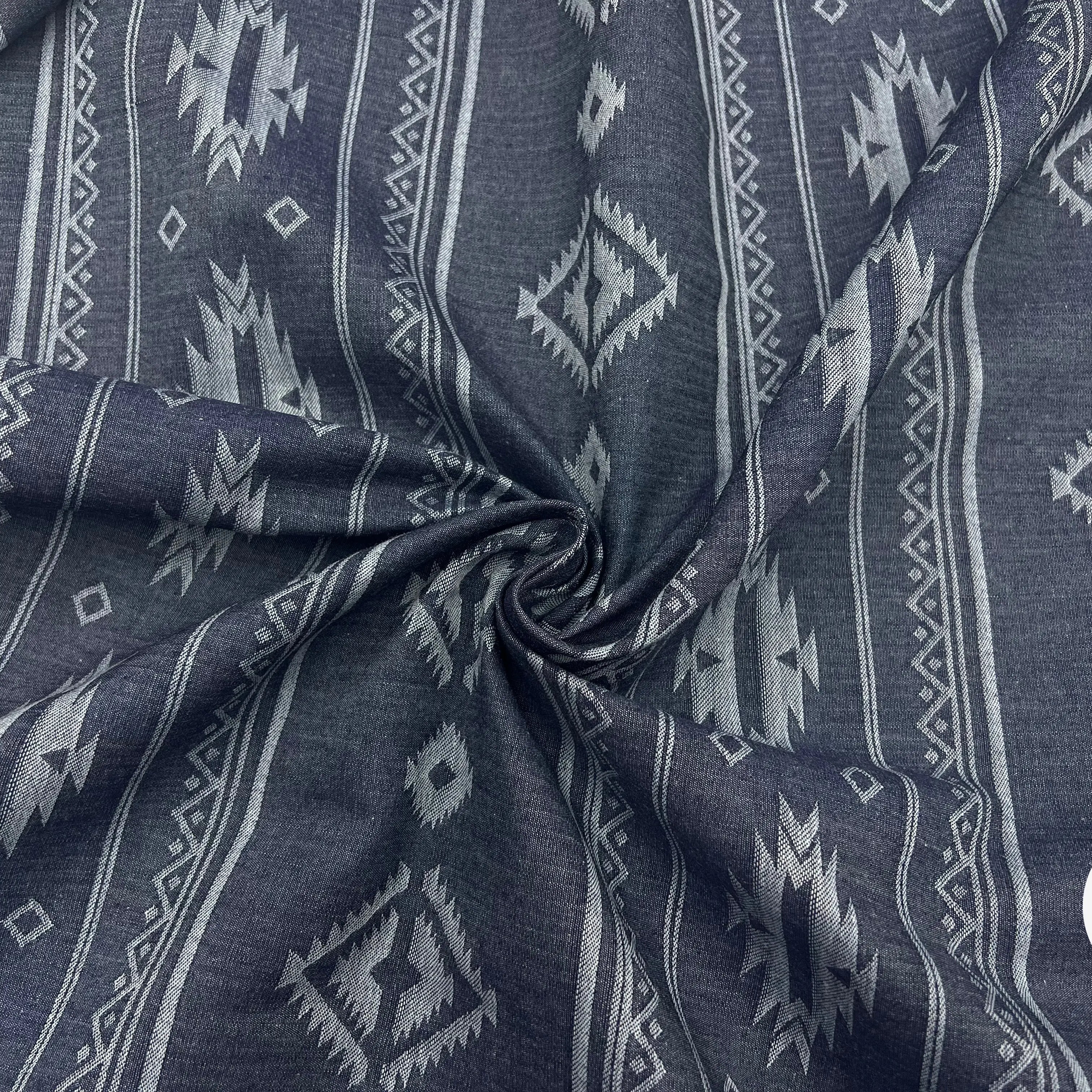 TOILE CHAMBRAY JACQUARD ETHNIQUE - My Little Coupon