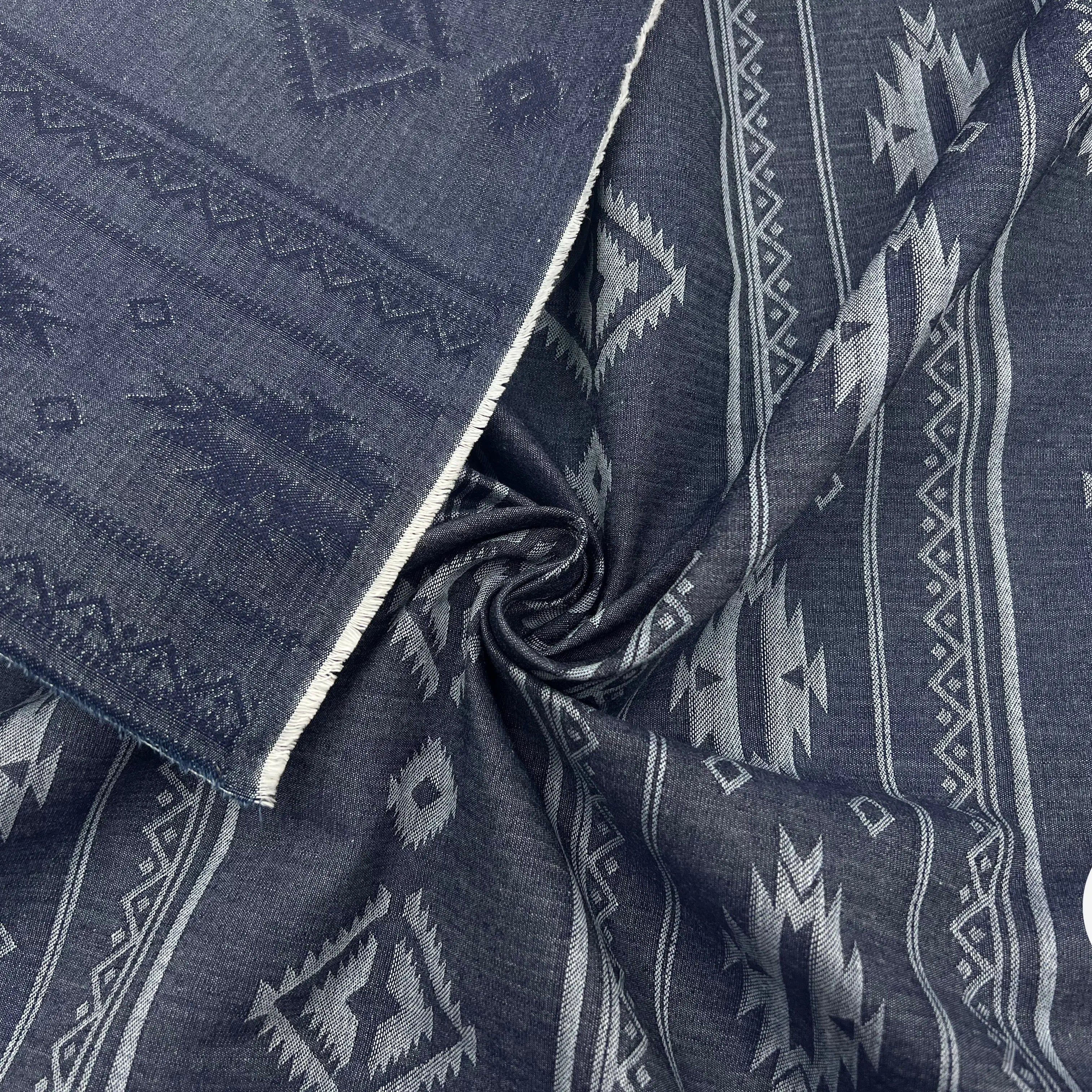 TOILE CHAMBRAY JACQUARD ETHNIQUE - My Little Coupon